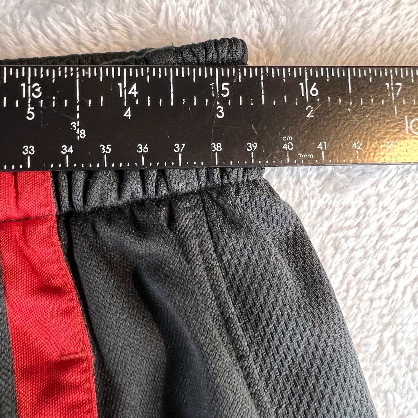 Jordan Brand VTG Jordan Track Pants Mens L Black Tapered Jogger Zip Pockets 90s Basketball Air Jordan Fanswear Size US 33 - 5 Thumbnail