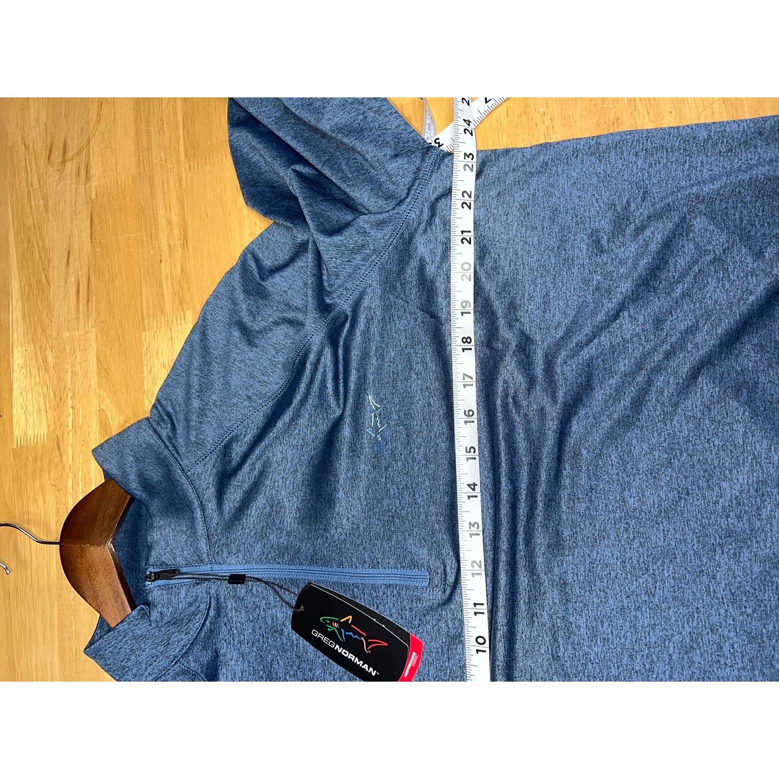Greg Norman Greg Norman Jacket Performance Fabric 1/4 Zip Blue NWT L Size US L / EU 52-54 / 3 - 10 Thumbnail