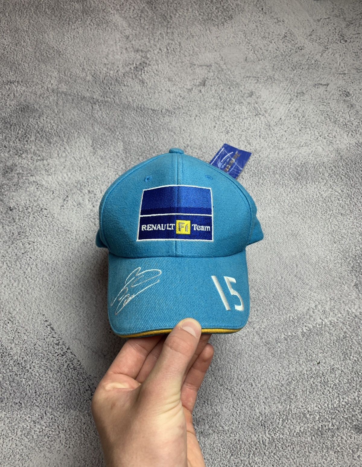 Formula 1 Renault F1 2002 Cap Jenson Button 15 Y2K Size ONE SIZE - 2 Thumbnail