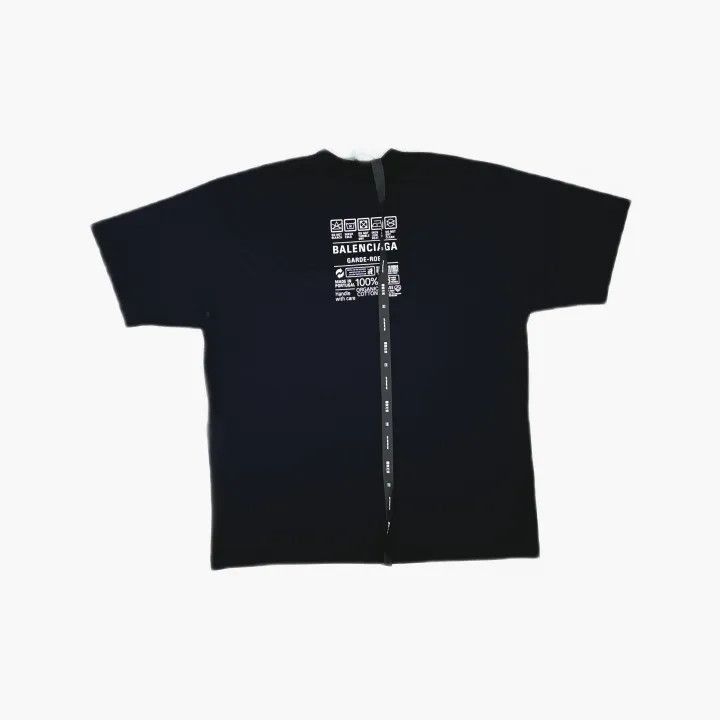 Balenciaga Balenciaga Logo Graphic Short Sleeve T-Shirt 0079-2507 Size M / US 6-8 / IT 42-44 - 3 Thumbnail