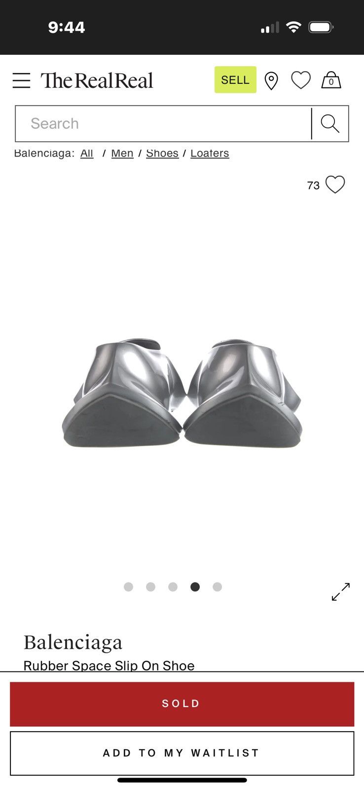 Balenciaga Balenciaga space shoe Silver Size US 11 / EU 44 - 4 Thumbnail