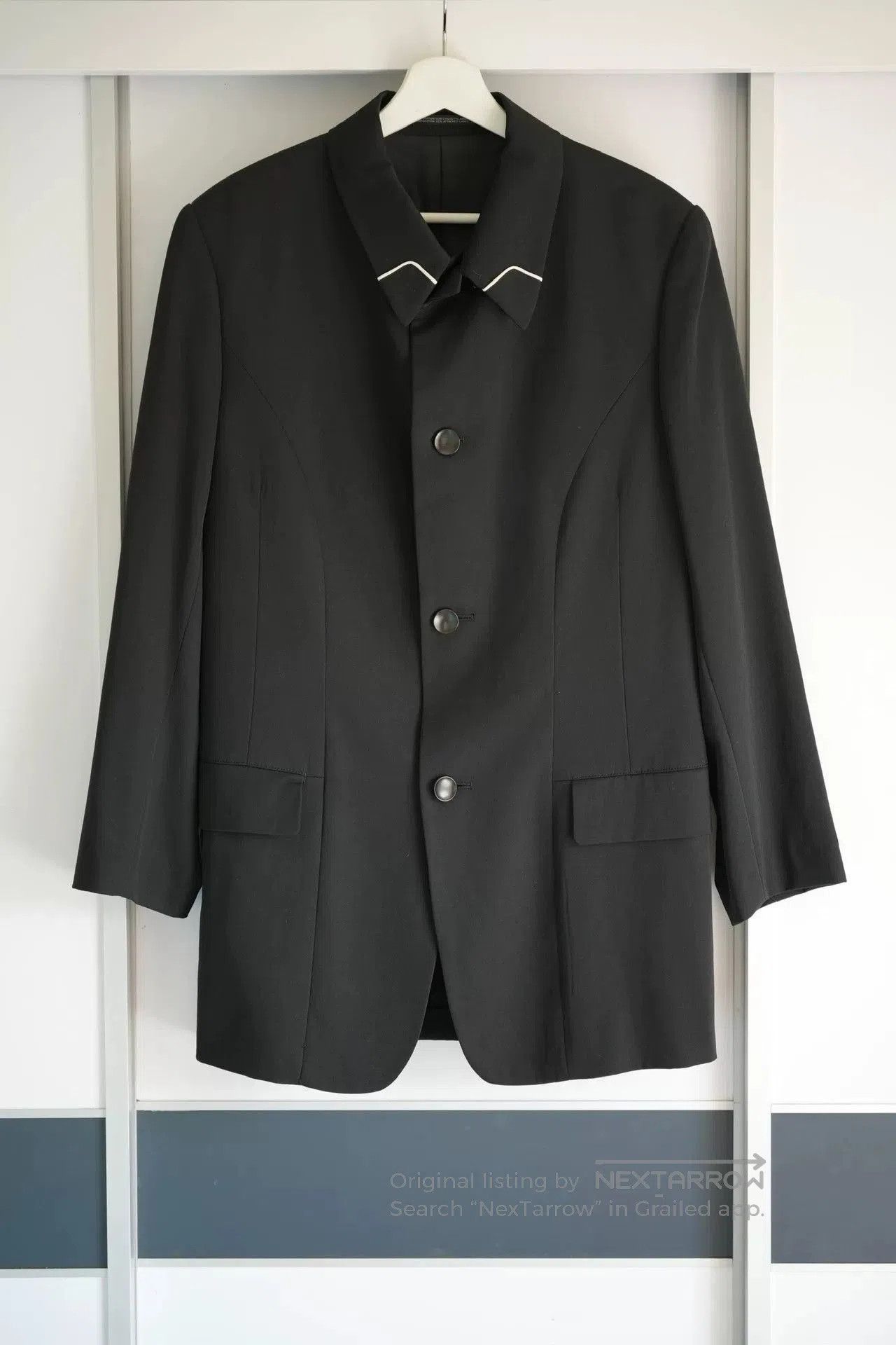 Yohji Yamamoto yohji yamamoto black wool jacket. Size US L / EU 52-54 / 3 - 1 Thumbnail