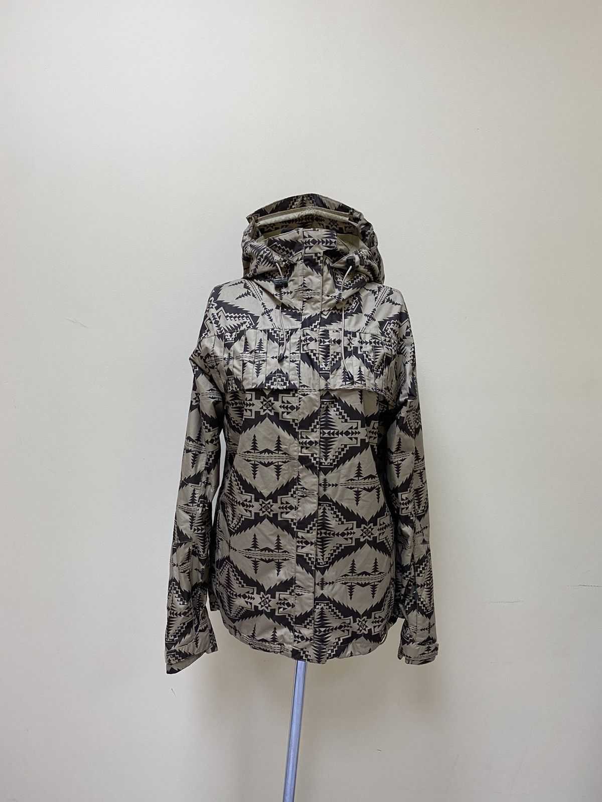 Nike ACG Hooded Full Zip Ski Jacket Women's Aztec Print