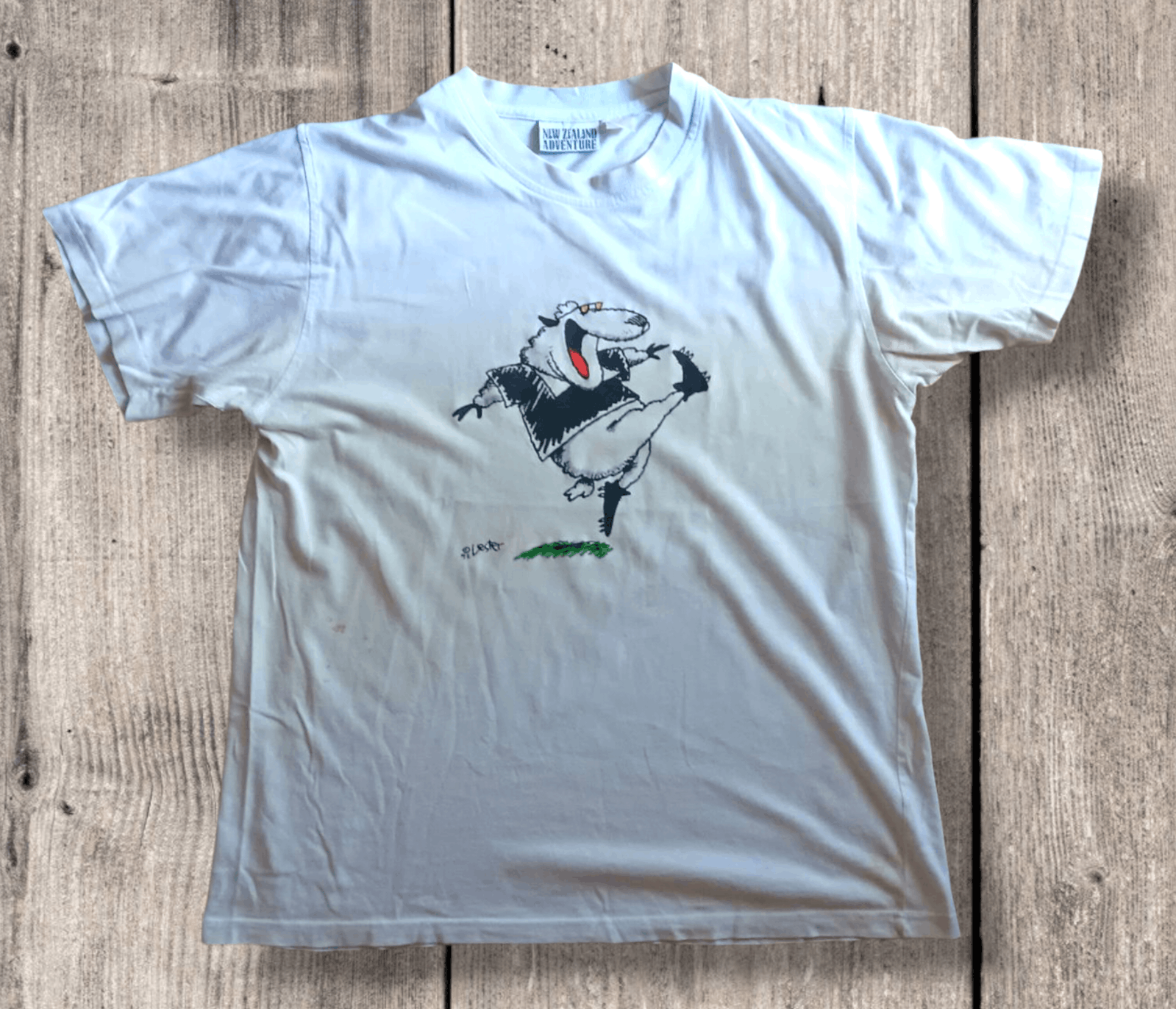 Other Vintage 90s | Lester Cartoon | Rugby Shirt Size US L / EU 52-54 / 3 - 1 Thumbnail