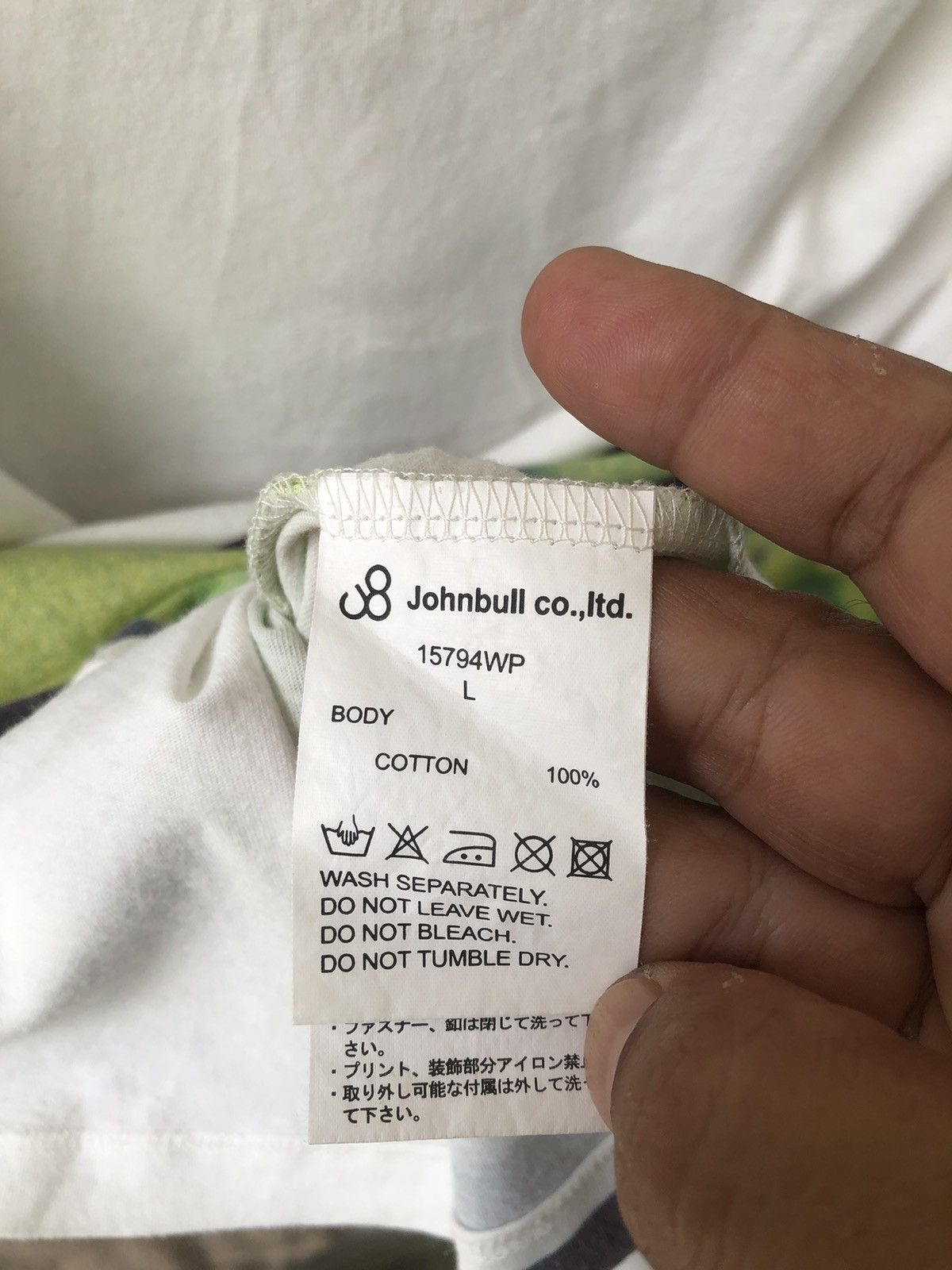 Japanese Brand Vintage Johnbull Nice Printed Tee Size US L / EU 52-54 / 3 - 10 Thumbnail