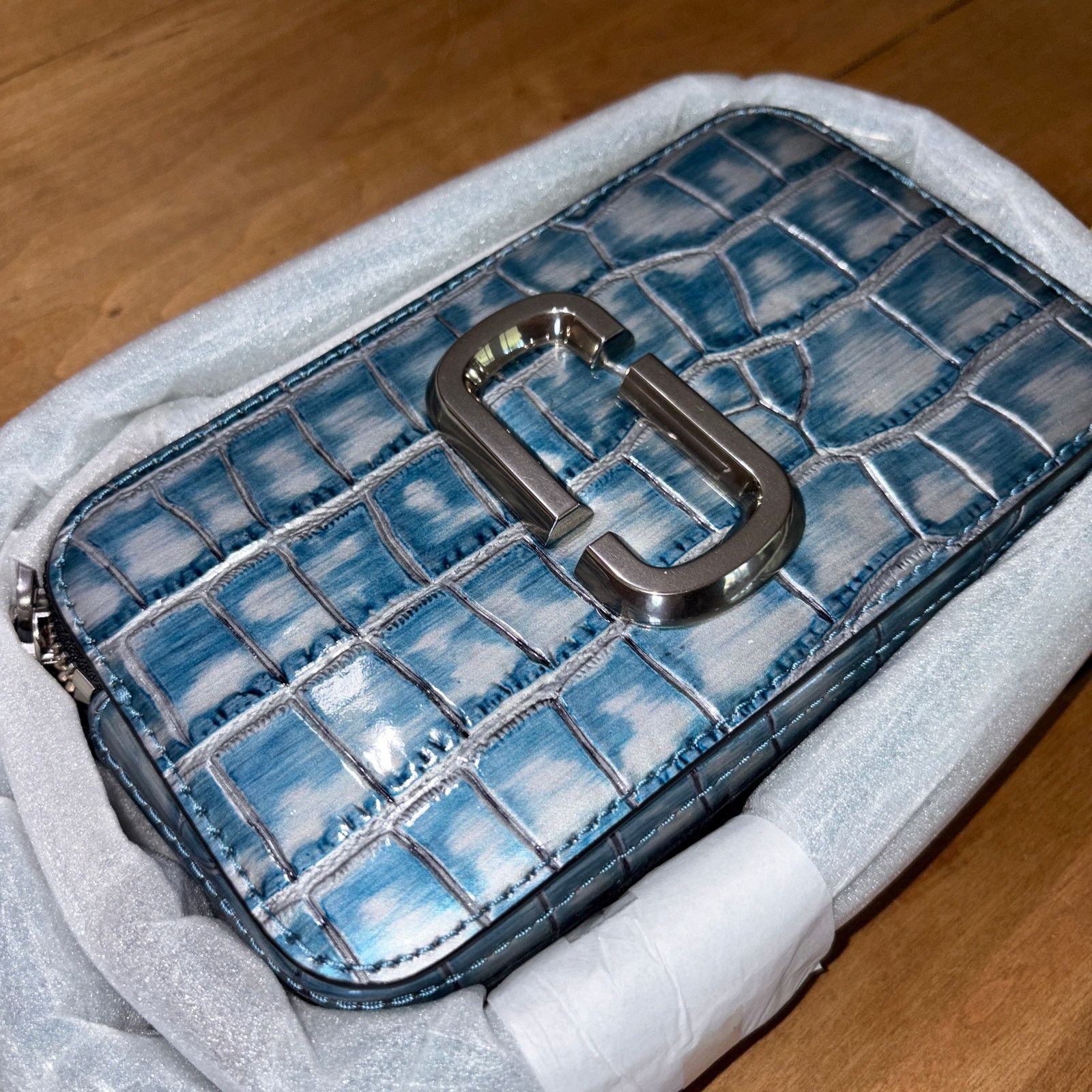 Marc Jacobs Marc Jacobs The Croc-Embossed Snapshot Camera Bag Light Size ONE SIZE - 3 Thumbnail