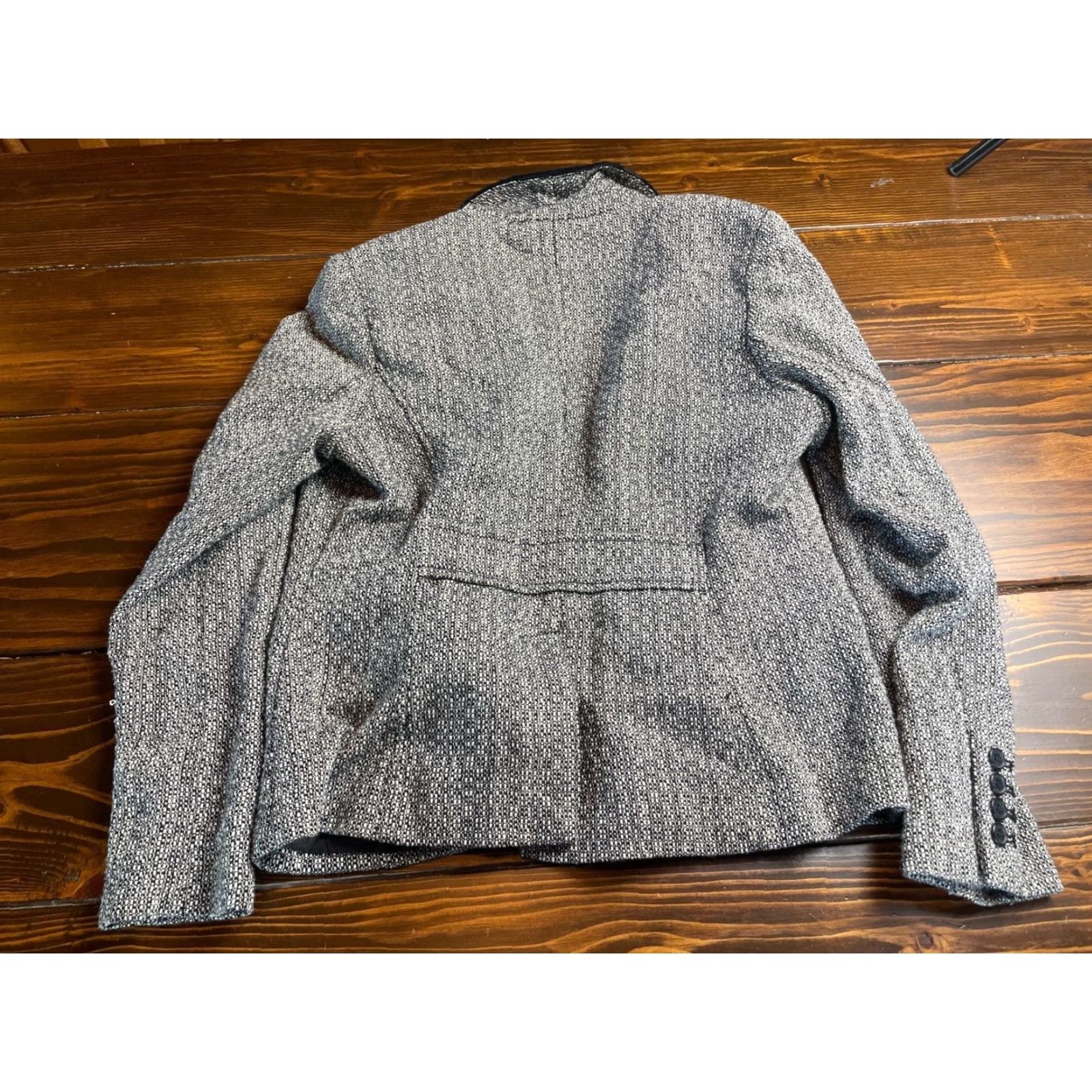 Isaac Mizrahi Isaac Mizrahi Jacket Women Size 12 Black White Spare Buttons Pockets Womens Size XL / US 12-14 / IT 48-50 - 2 Thumbnail