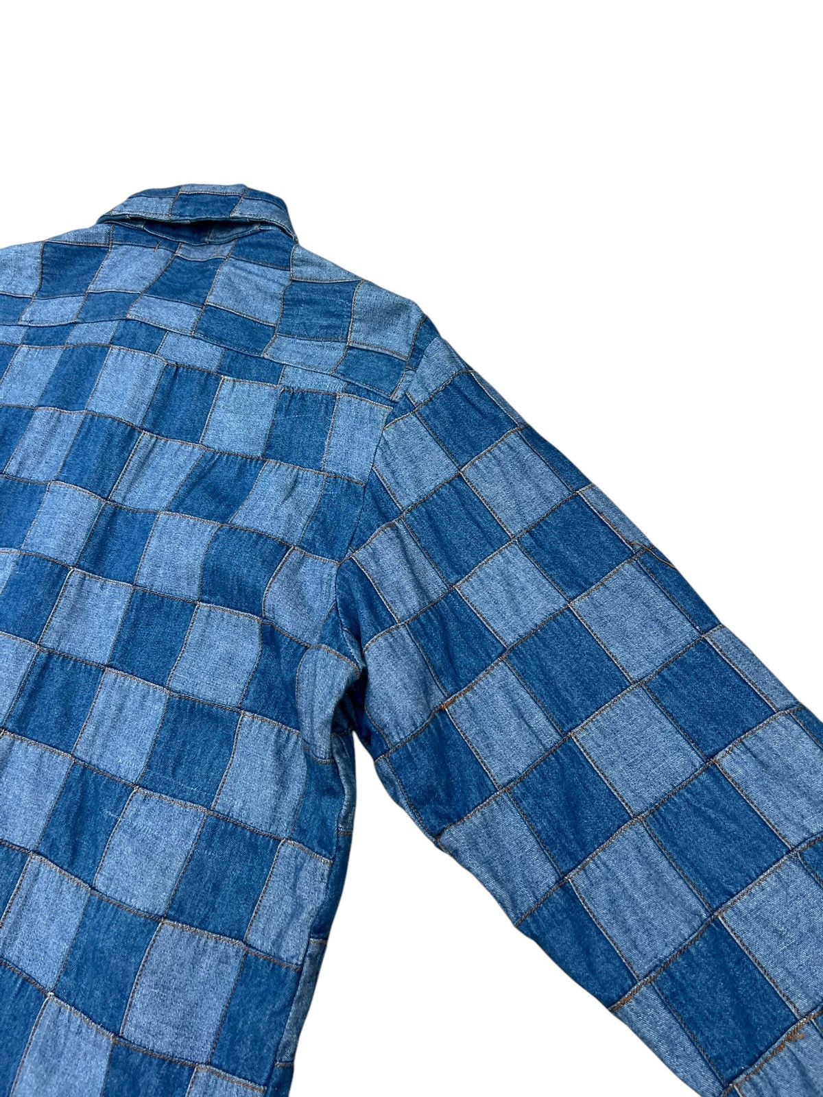 14th Addiction Dope + Drakkar Japan Patchwork Denim Heavy Shirt Size US M / EU 48-50 / 2 - 22 Thumbnail