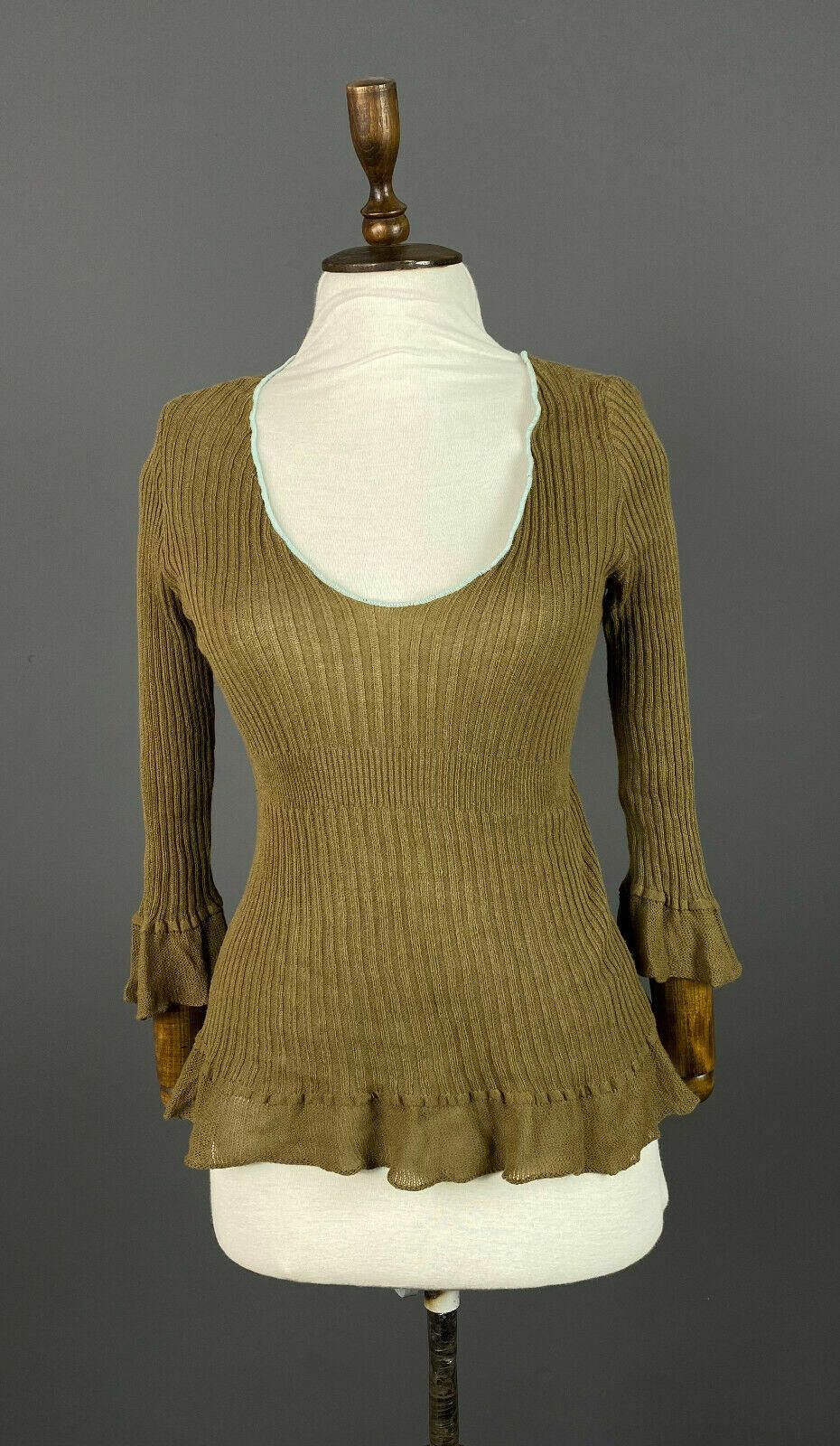 Designer Ladies Dorothee Schumacher Neck Mesh Sweater Size S Size S / US 4 / IT 40 - 1 Thumbnail