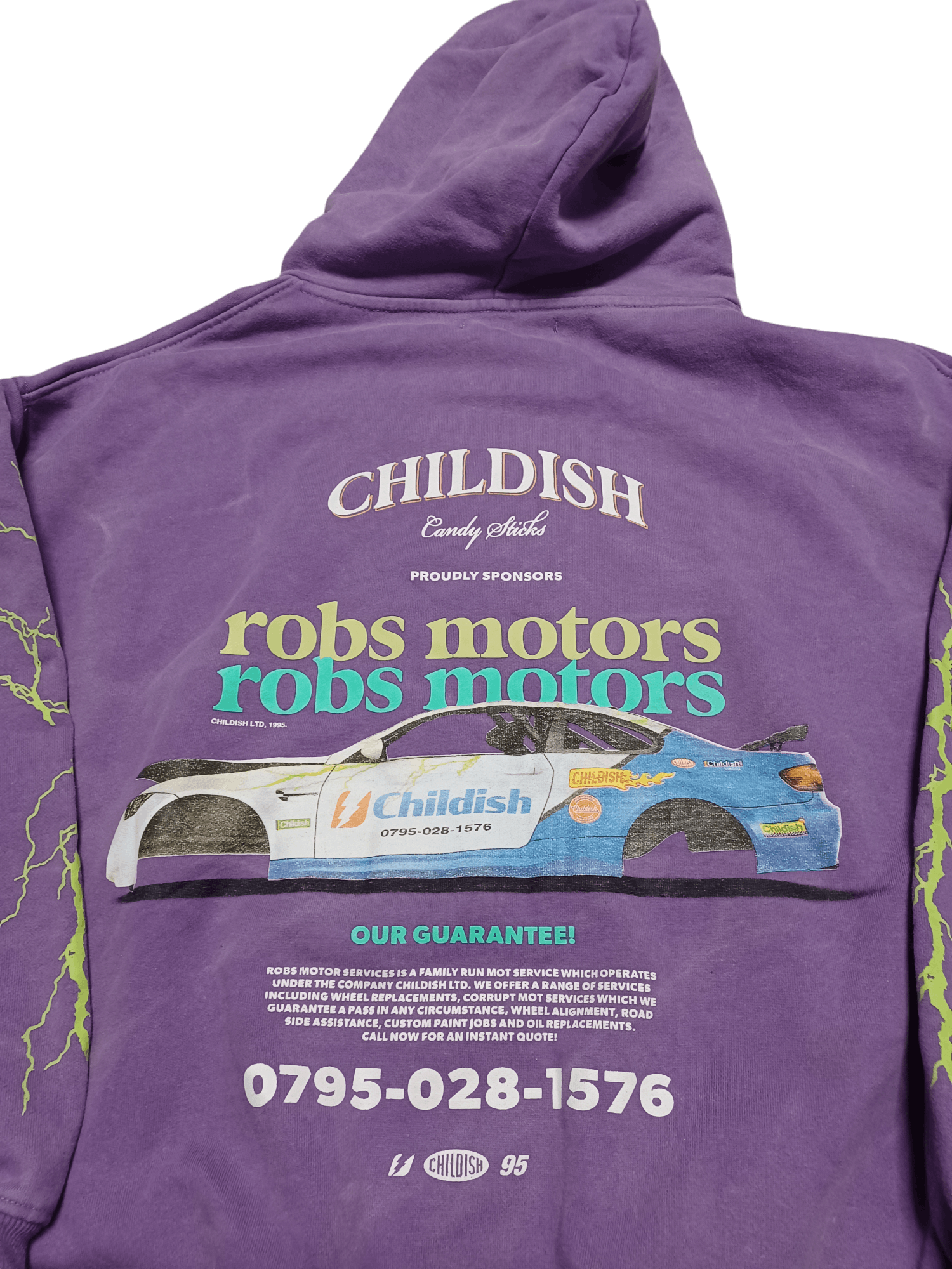 CHILDS CHILDISH FANTASTIC OVERSIZE HEAVY EMBROIDERED BIGLOGO HOODIE Size US S / EU 44-46 / 1 - 2 Thumbnail