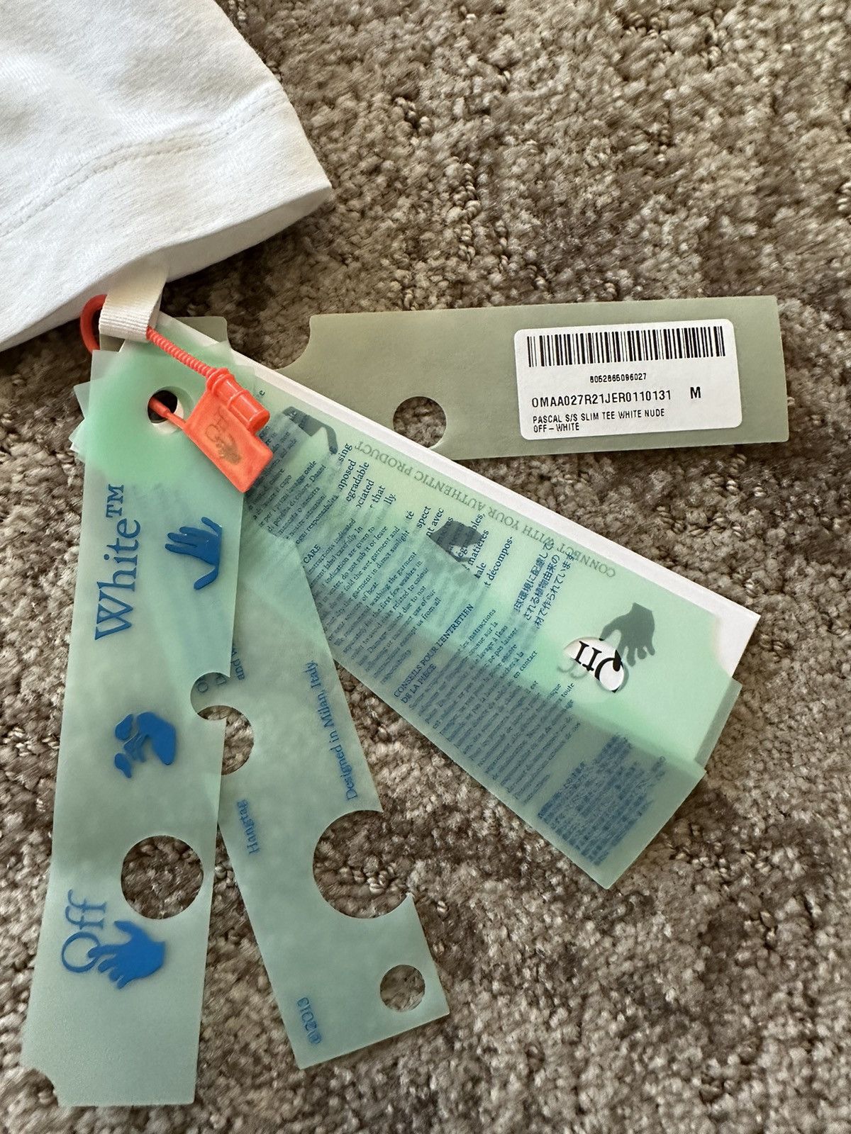 Off-White Off white pascal hand tee Size US M / EU 48-50 / 2 - 5 Thumbnail