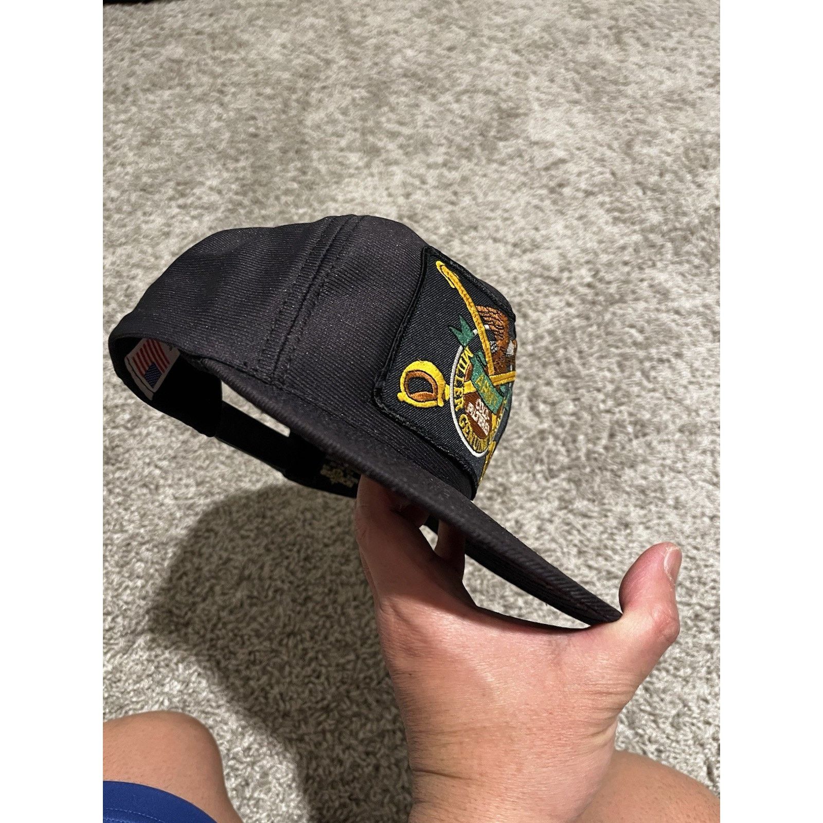 Vintage Vintage 80’s US ARMY x Miller Genuine Snapback Hat USA Made Size ONE SIZE - 4 Thumbnail