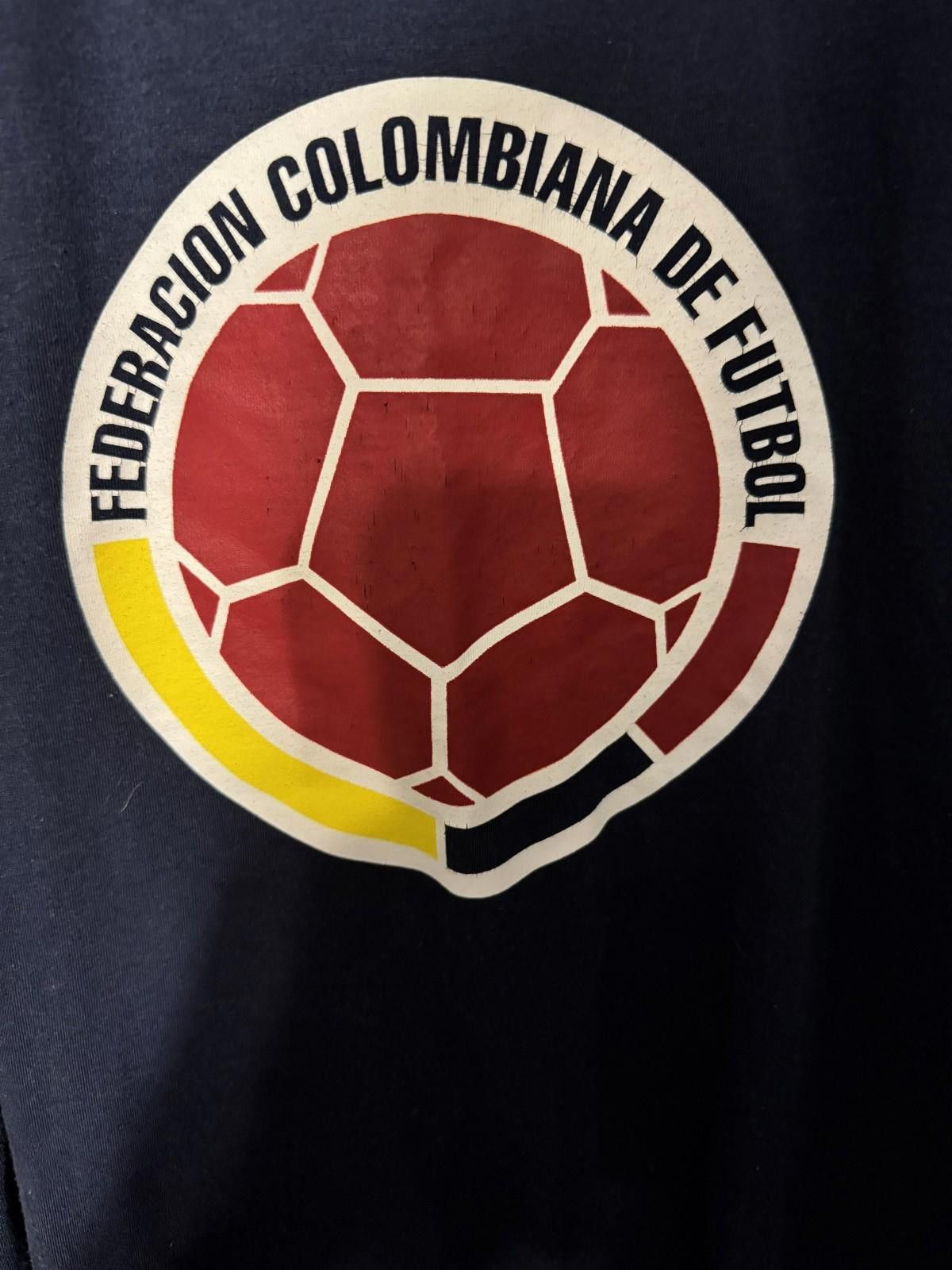 Adidas Colombia Soccer Adidas Tee Shirt Men's Size Large Blue Size ONE SIZE - 3 Thumbnail