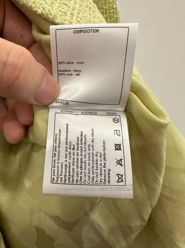 Chanel Chanel Green Wool Dress for Women . Size M / US 6-8 / IT 42-44 - 6 Thumbnail