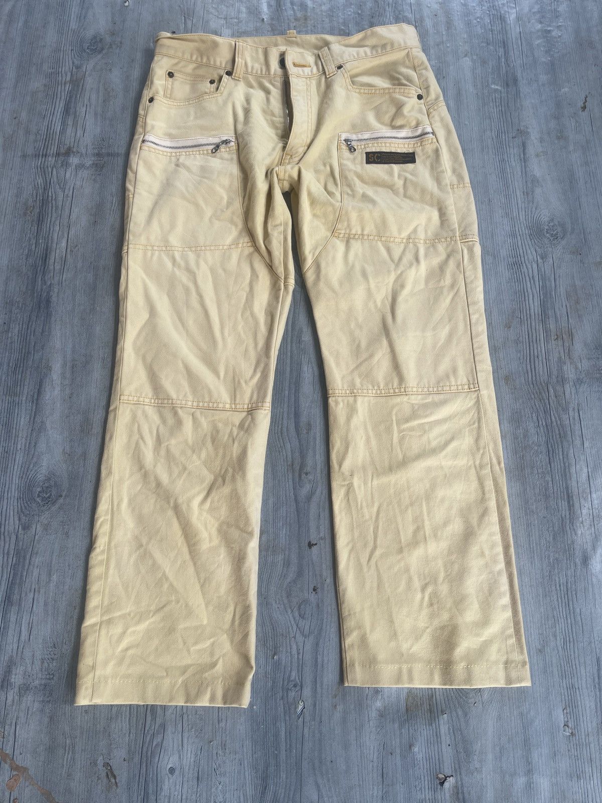 Japanese Brand × Vintage Lupo de mare sina cova workwear doubleknee Size US 31 - 1 Thumbnail