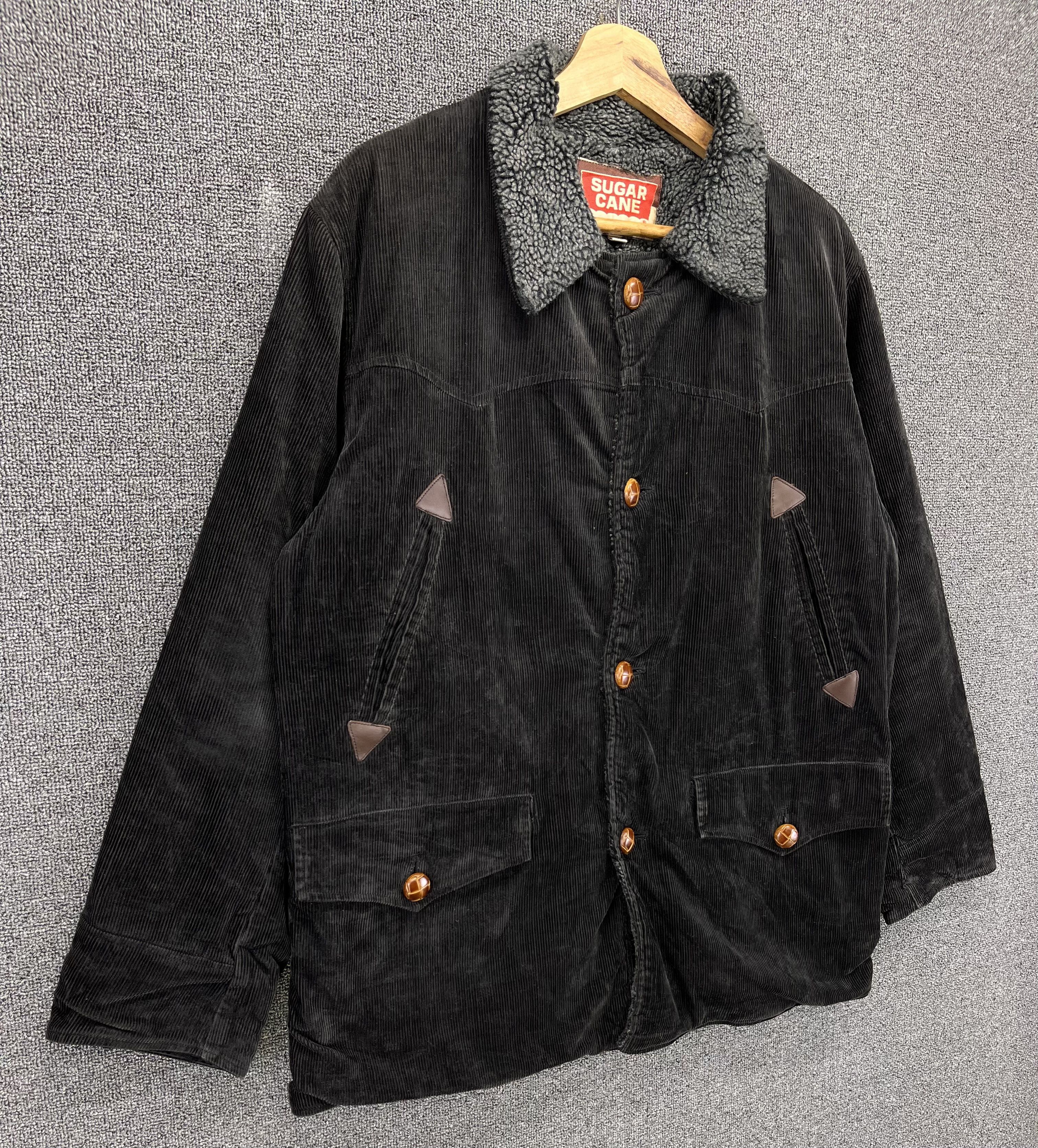 Sugar Cane Vintage Sugar Cane Corduroy Button Up Jacket Size US M / EU 48-50 / 2 - 2 Thumbnail