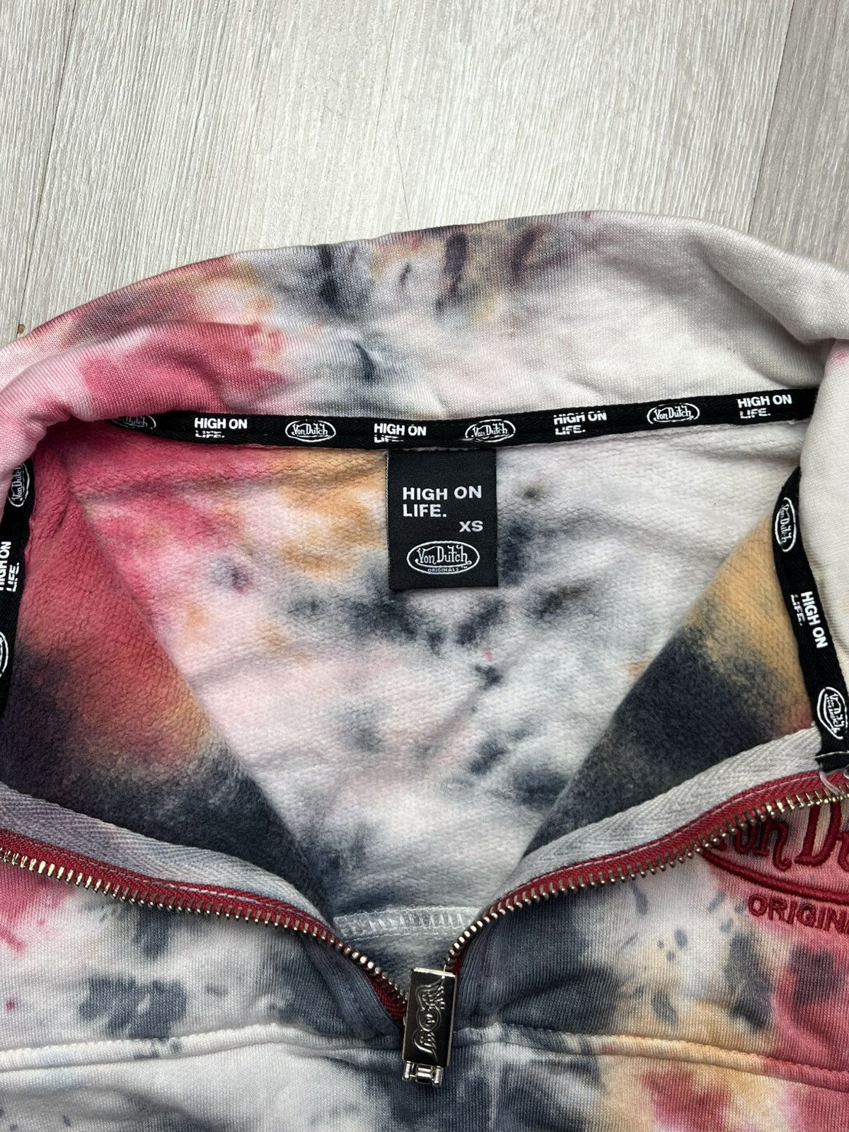 Von Dutch Von Dutch Order Minori crop Sweatshirt tie dye Size XS / US 0-2 / IT 36-38 - 5 Thumbnail