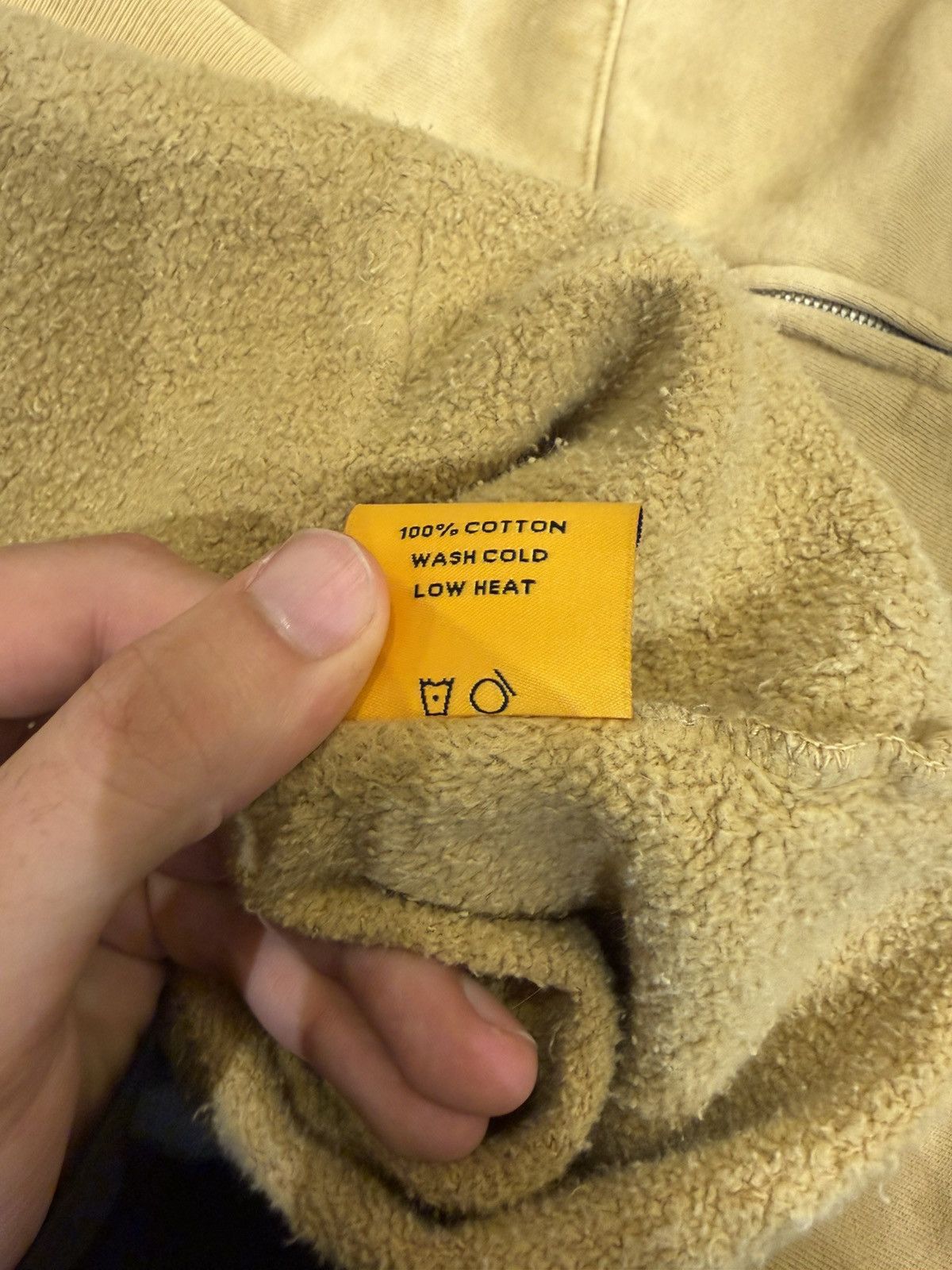 Gallery Dept. Gallery dept French Logo Full Zip Hoodie - Sun Faded Tan Size US XXL / EU 58 / 5 - 5 Thumbnail