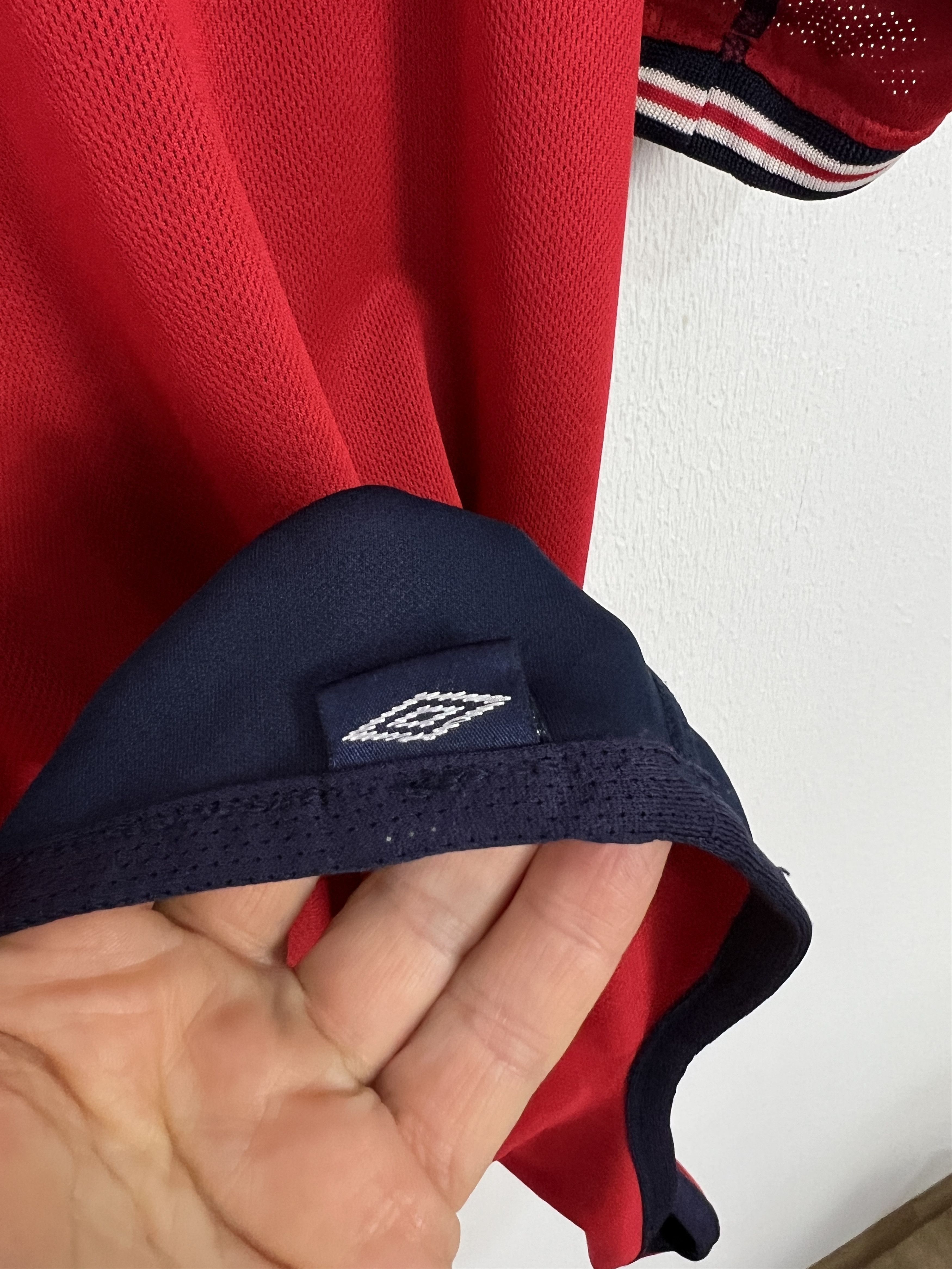 Umbro England Away football shirt Soccer Reversible Jersey Trikot Size US XXL / EU 58 / 5 - 7 Thumbnail