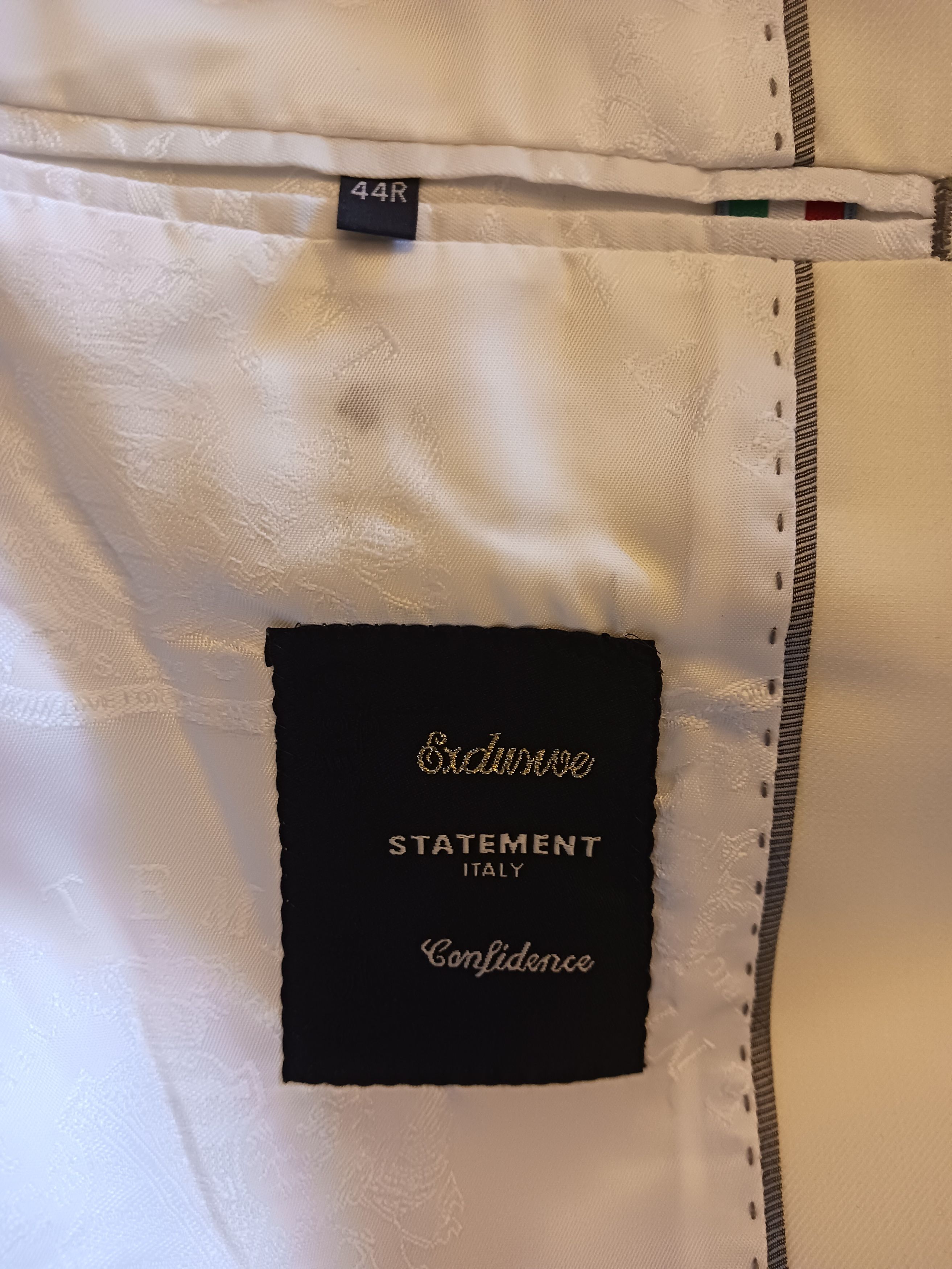 Other 100% Wool White Tuxedo Size 44R - 5 Thumbnail