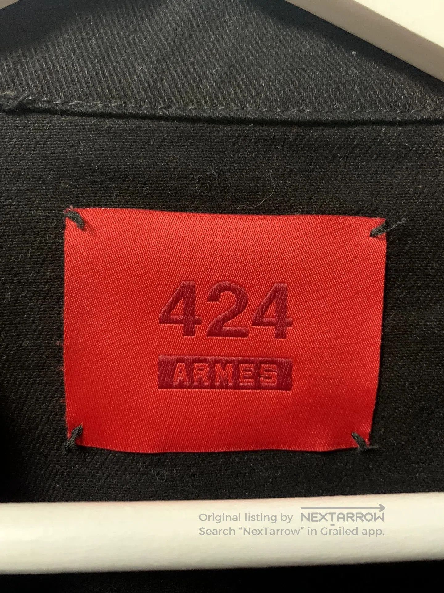 424 424 Los Angeles Black Denim Jacket. Size US S / EU 44-46 / 1 - 3 Thumbnail