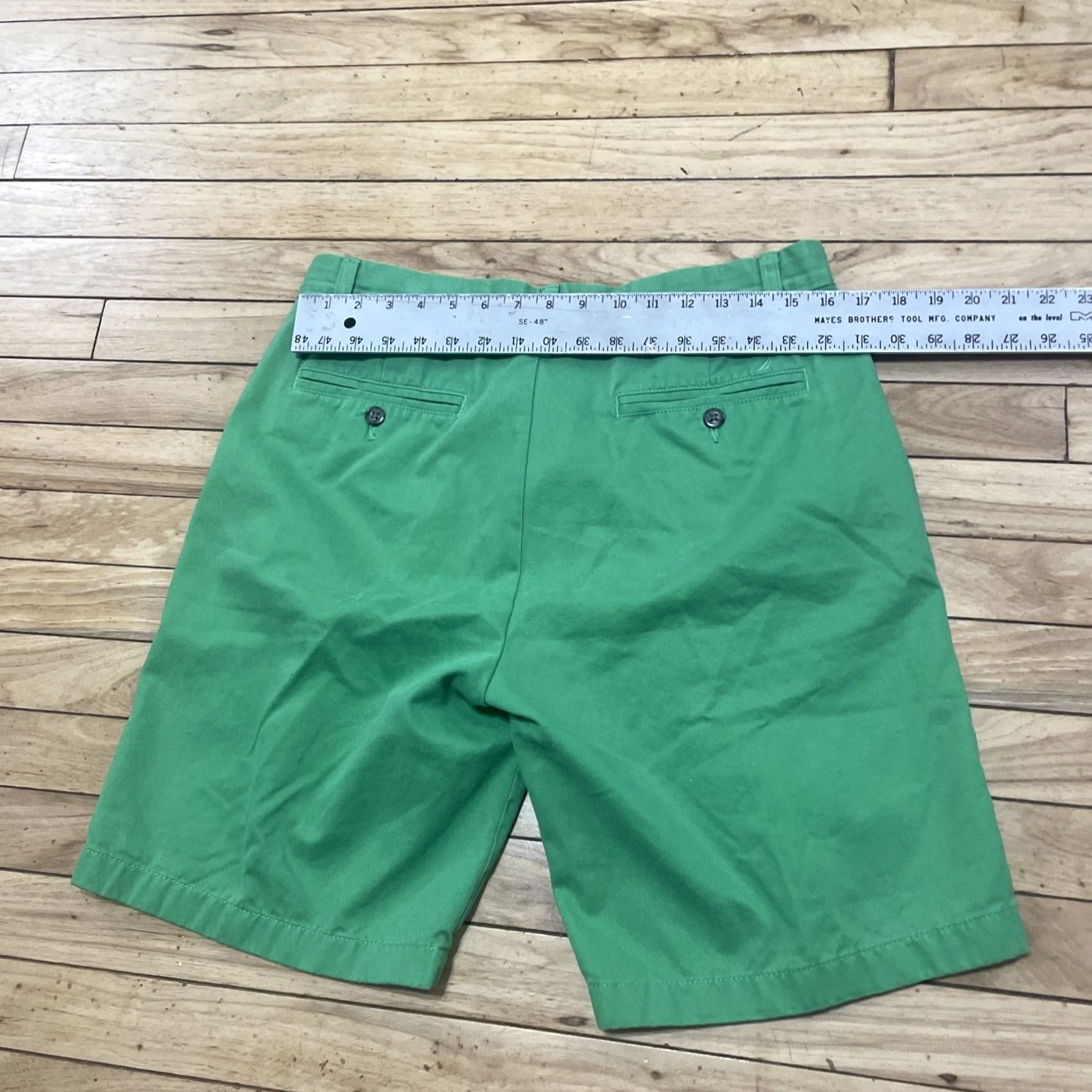 Nautica Nautica Shorts Men 32W Bright Green Deck Shorts Flat Chino Yachty Beach 32x9 Size US 32 / EU 48 - 7 Thumbnail