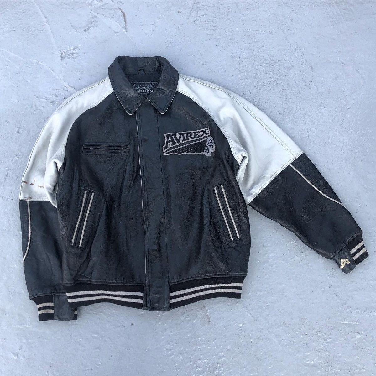 Avirex 75ers Vintage 90’s Leather Jacket