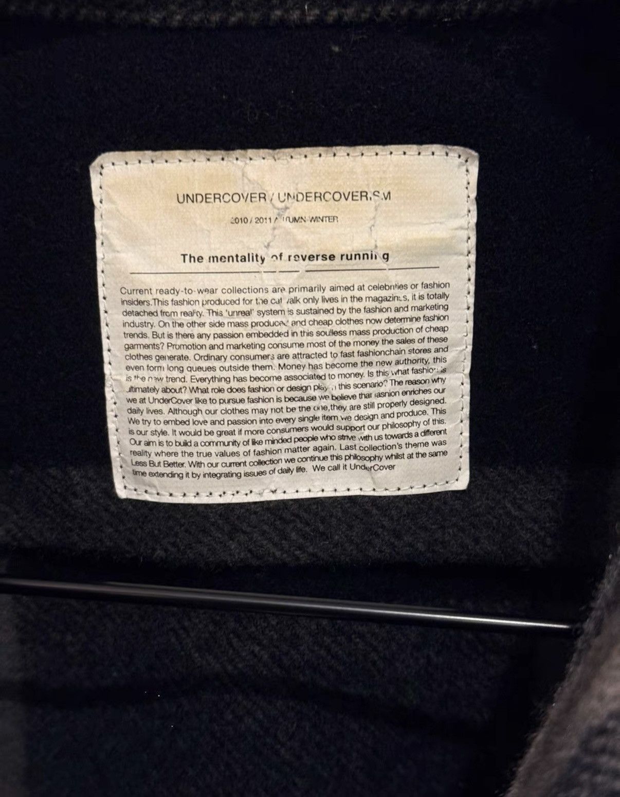 Undercover UNDERCOVER 10AW Diagonal-Cut Checkered Jacket Size US S / EU 44-46 / 1 - 4 Thumbnail