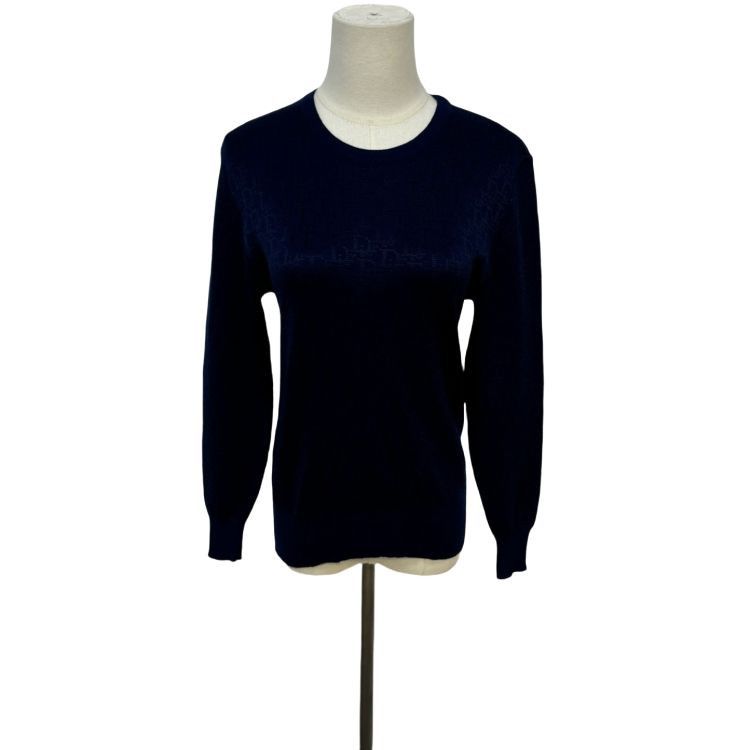 Dior Dior Monogram Knit Sweater Size L Size L / US 10 / IT 46 - 1 Thumbnail