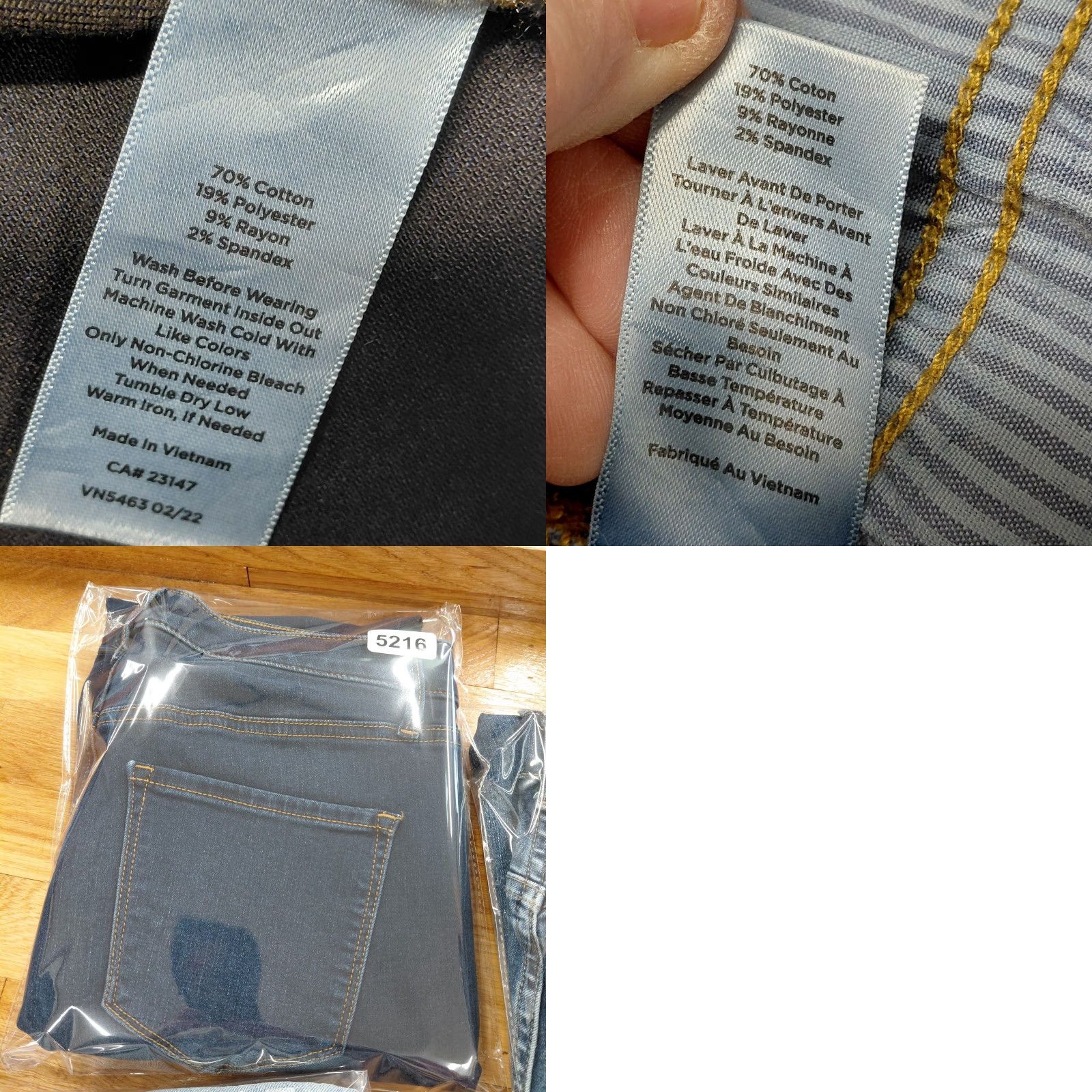 Talbots Talbots Jegging Jeans Women’s 10 Blue Ankle High Waist Dark Wash Regular 5-Pocket Denim Spandex Cotton Blend Size 32" / US 10 / IT 46 - 9 Thumbnail
