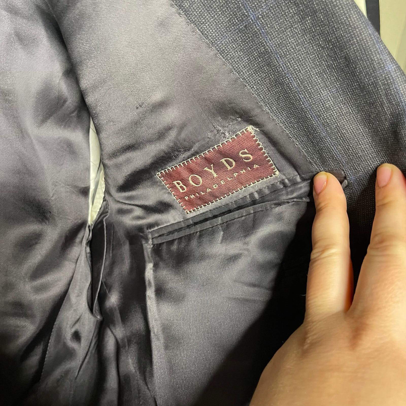 Canali Canali grey 100% pure wool 2 buttons sport jacket blazer Size 42R - 9 Thumbnail