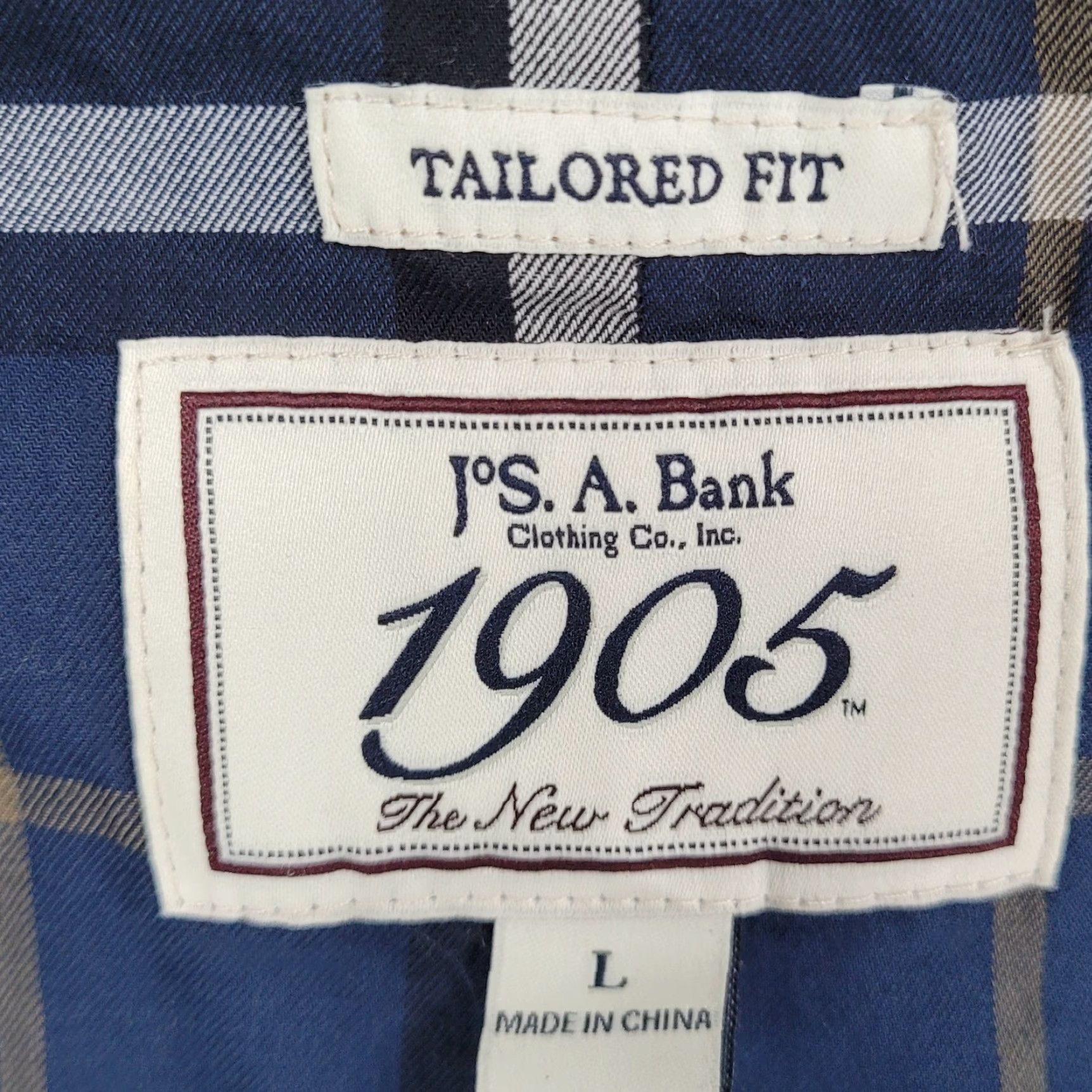 Jos. A. Bank Jos A Bank Grey Tailored Fit Lightweight Full Zip Bomber Jacket Large L Size US L / EU 52-54 / 3 - 3 Thumbnail