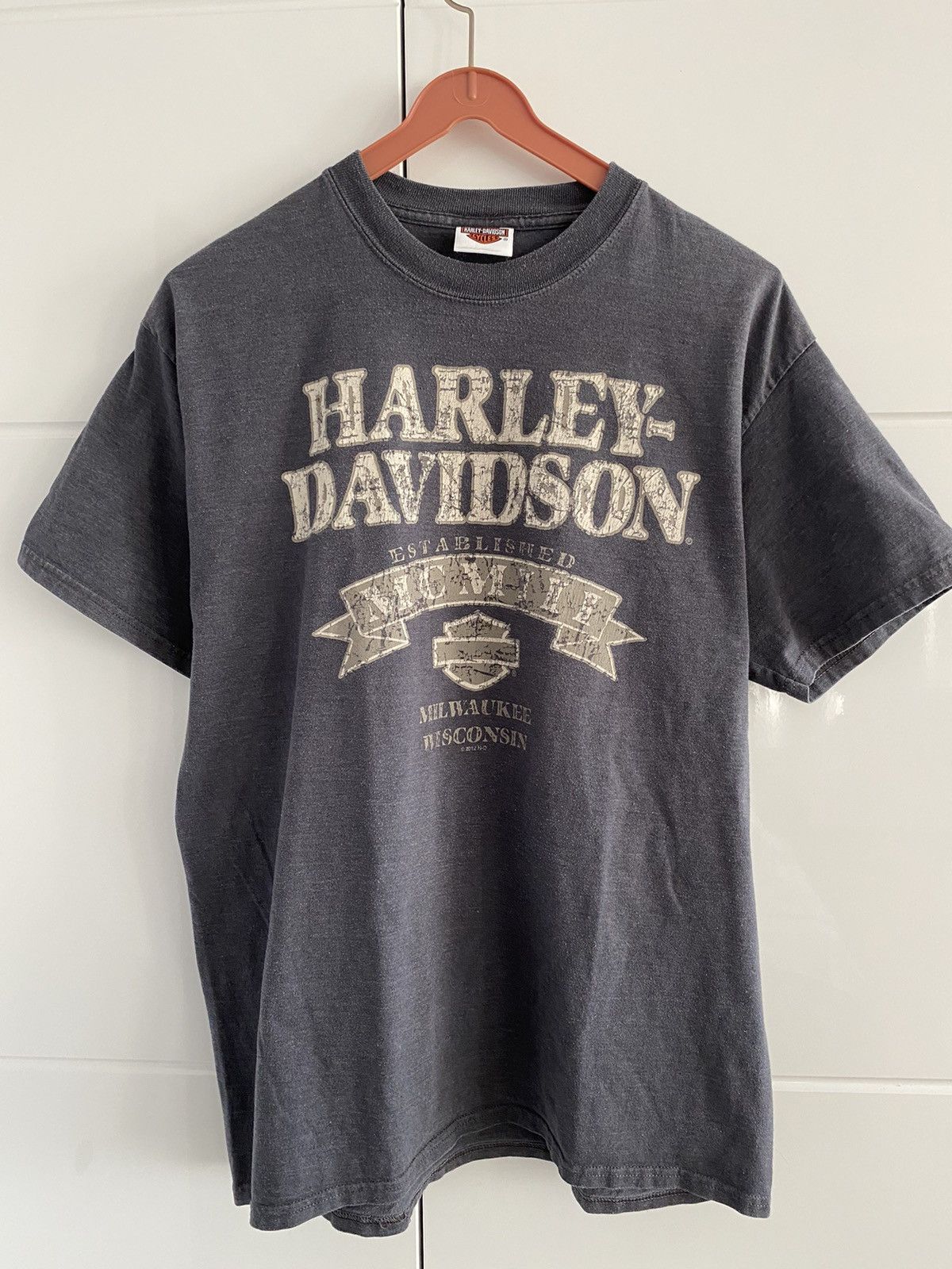 Band Tees × Harley Davidson × Vintage T-Shirt Harley-Davidson Vintage Crazy Size US L / EU 52-54 / 3 - 4 Thumbnail