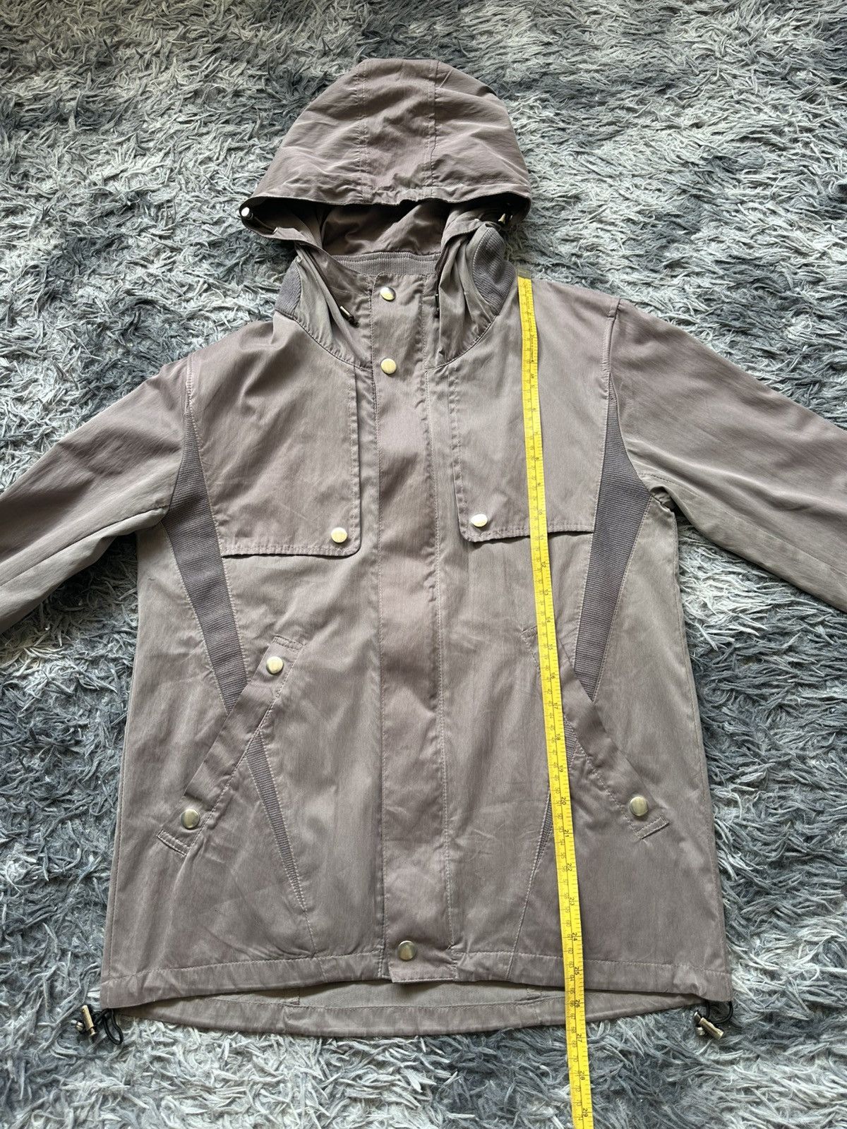 Japanese Brand 00's And A light paneled glossy zipper jacket Size US M / EU 48-50 / 2 - 11 Thumbnail