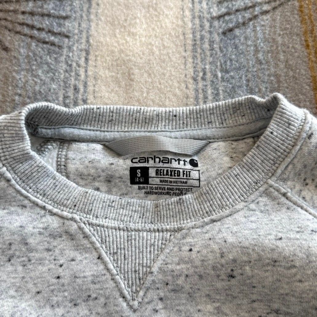 Carhartt Carhartt Sweatshirt Crew Neck Women S Small Gray Relaxed Fit Pullover Long Sleeve Size S / US 4 / IT 40 - 3 Thumbnail