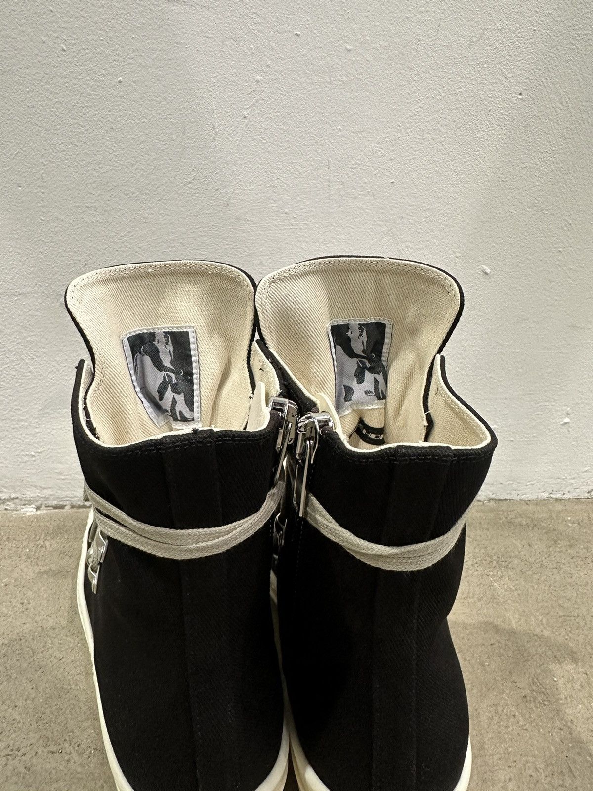 Rick Owens Drkshdw RICK OWENS - DRKSHDW Hexa Sneaker Black Pearl Milk Size US 8 / EU 41 - 6 Thumbnail