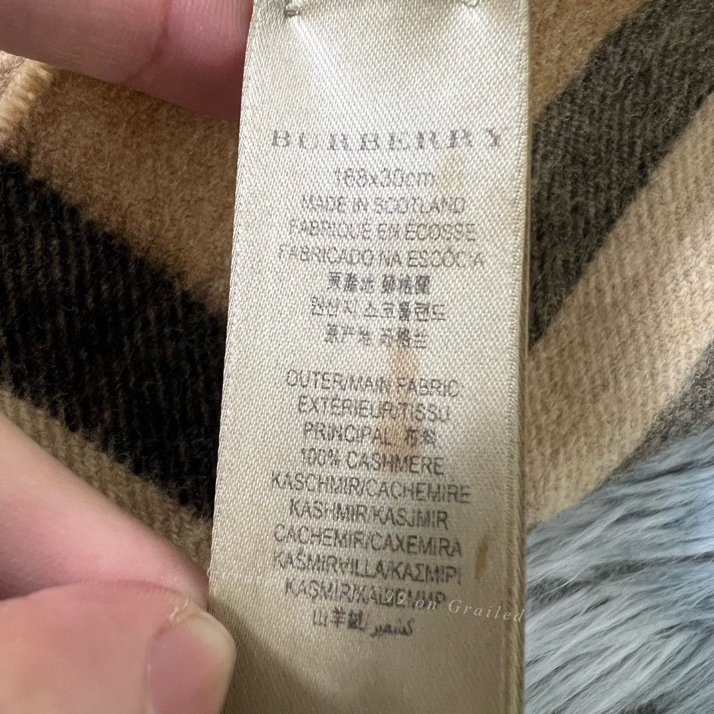 Burberry Burberry Check Scarf Size ONE SIZE - 4 Thumbnail