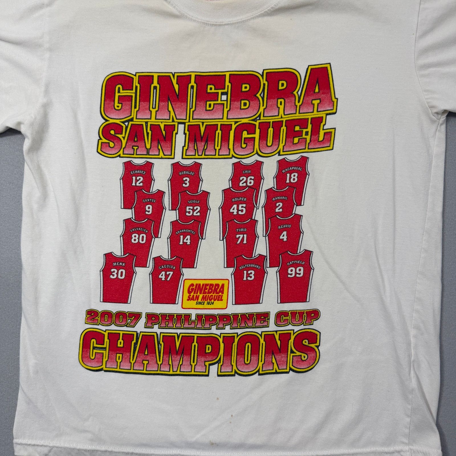 Vintage Vintage Barangay Ginebra Kings Philippine Champions Shirt Size US M / EU 48-50 / 2 - 2 Thumbnail