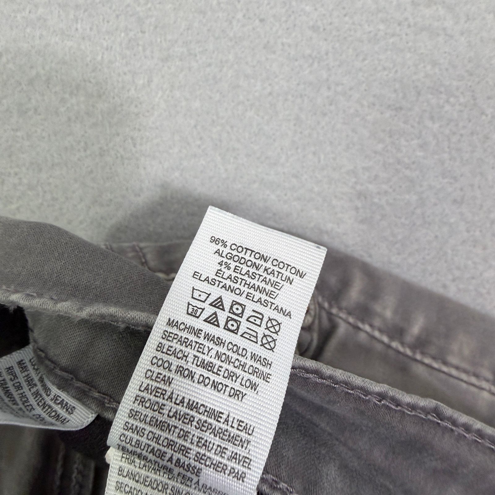 Lucky Brand Lucky Brand 121 Heritage Slim Jeans Men's 36x30 Gray Faded Size US 36 / EU 52 - 7 Thumbnail