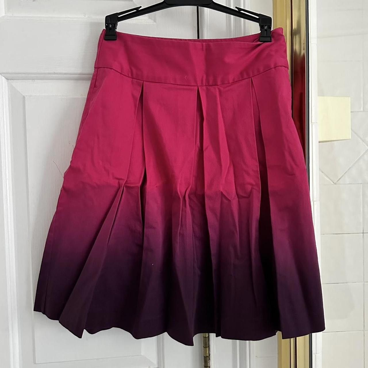 Express Express Women's Pink and Purple Skirt Size 26" / US 2 / IT 38 - 2 Thumbnail