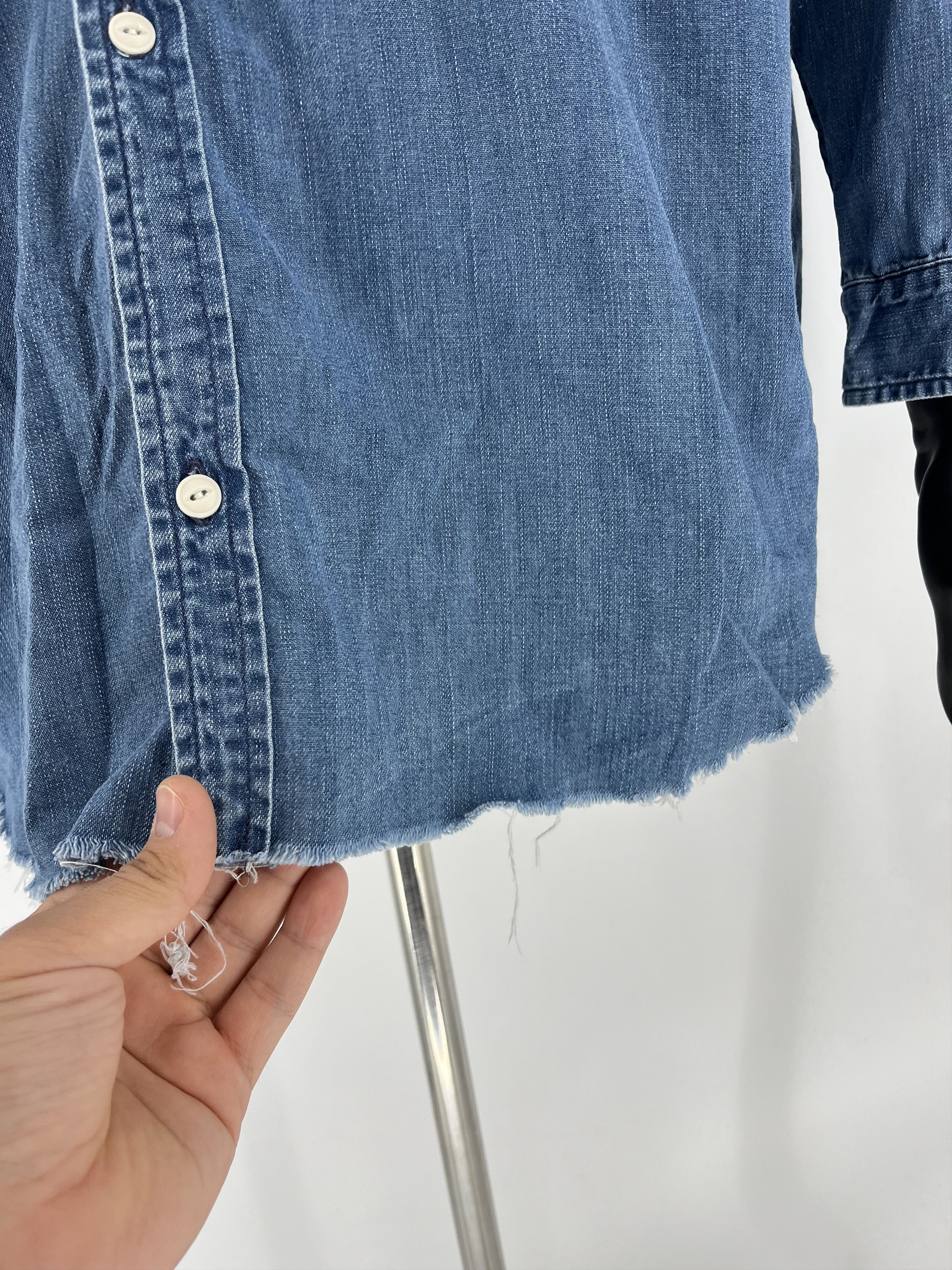 Carhartt Vintage Carhartt WIP Denim Weldon Shirt Washed Blue Size US M / EU 48-50 / 2 - 8 Thumbnail