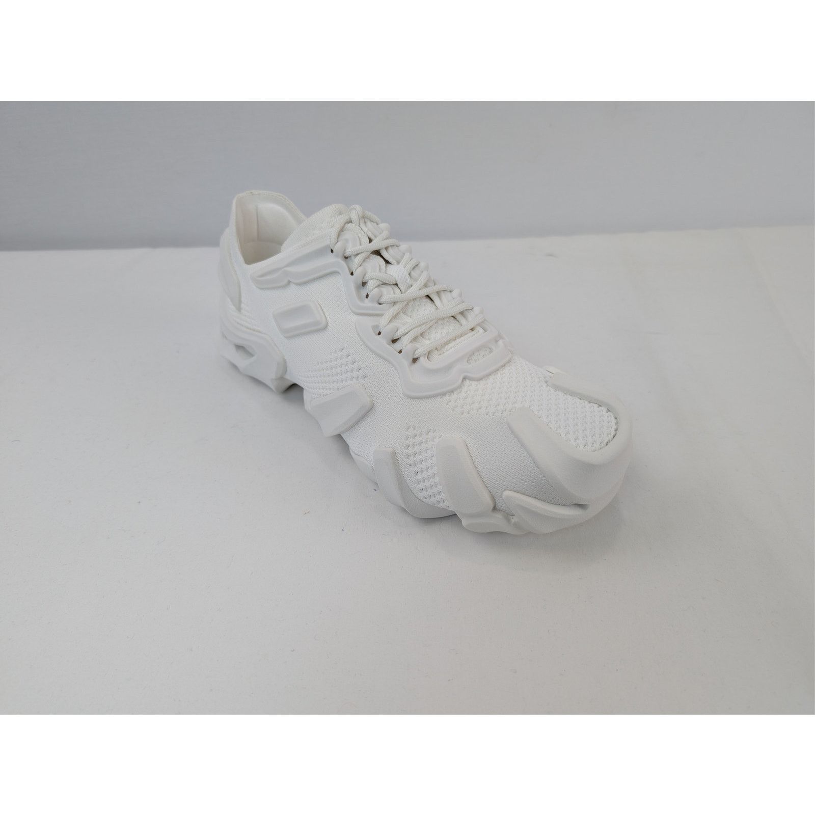 Bottega Veneta o1rshd1 Flex Low Top Sneakers in Optic White Size US 9 / EU 42 - 3 Thumbnail