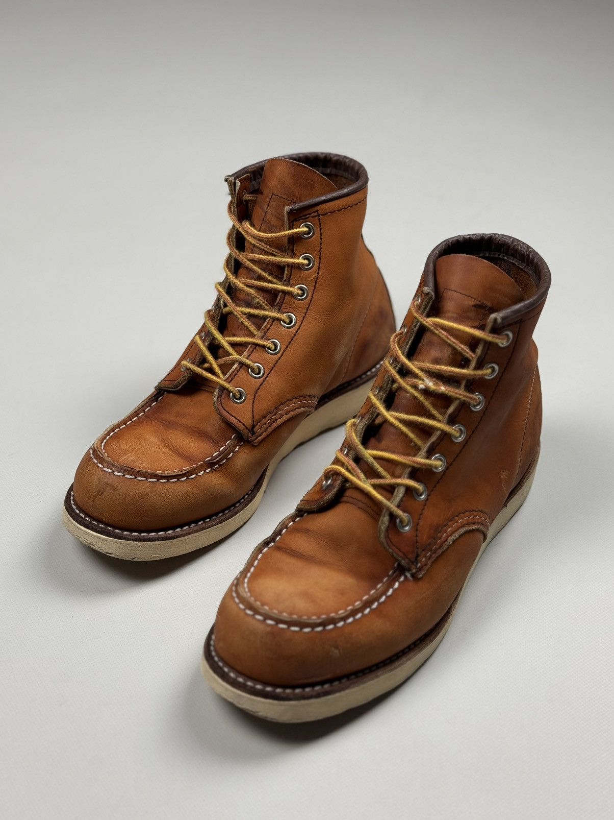 Red Wing Red Wing Shoes Vintage Leather Moc Toe Boots Size US 8.5 Size US 8.5 / EU 41-42 - 14 Thumbnail