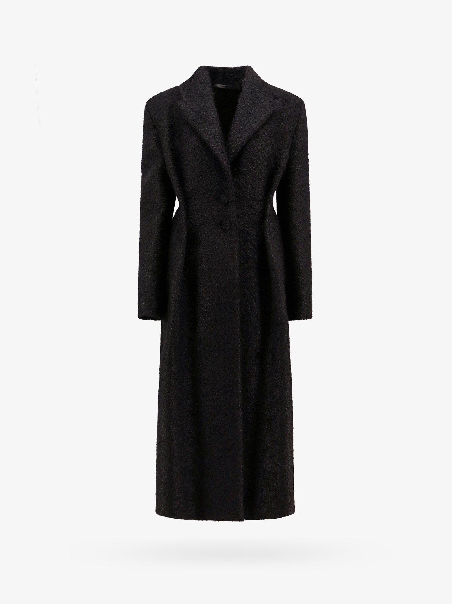 Givenchy o1w1db10325 Button Coat in Black Size S / US 4 / IT 40 - 1 Thumbnail