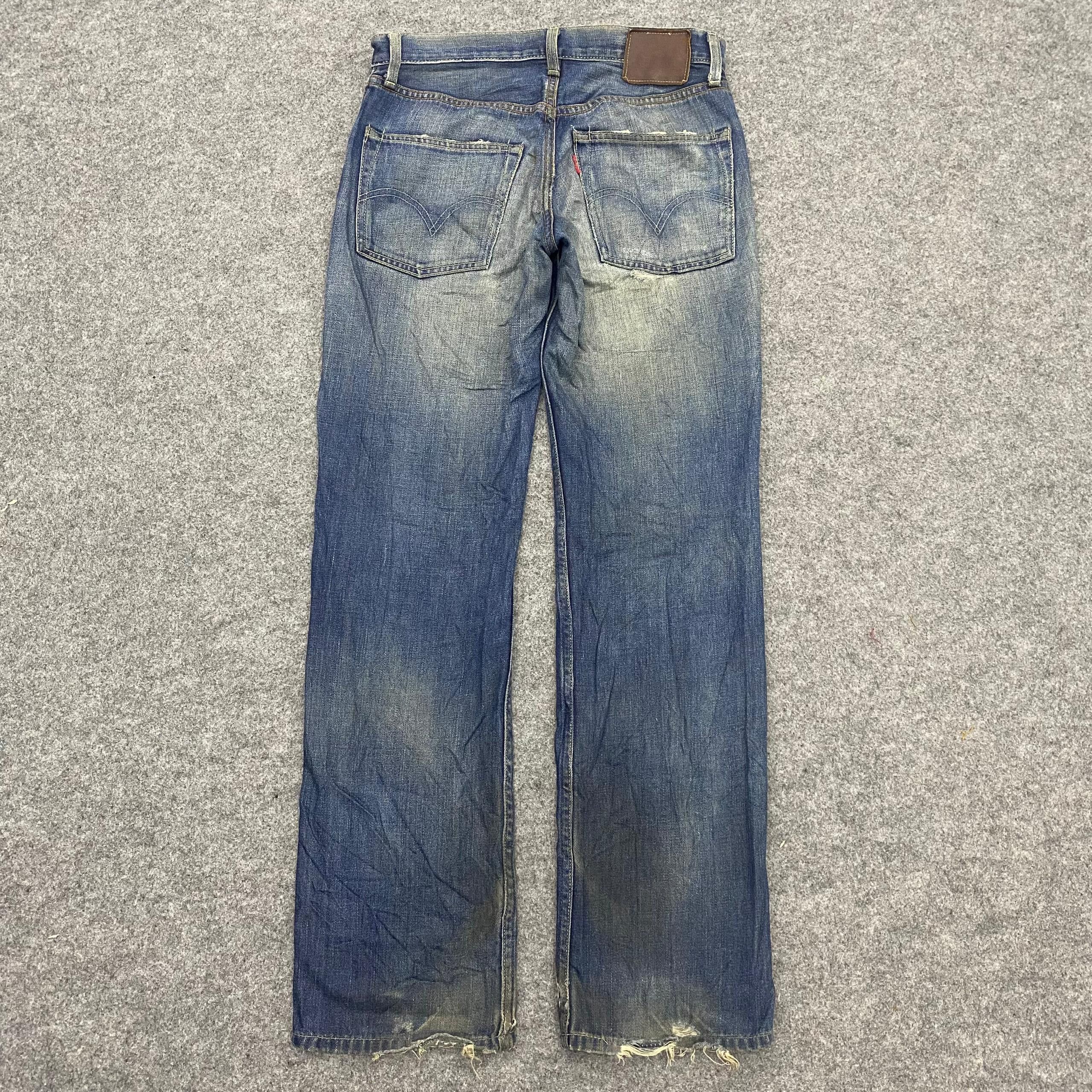 Levi's Vintage Levis 503 Distressed Denim Kurt Cobain Style Size US 30 / EU 46 - 3 Thumbnail