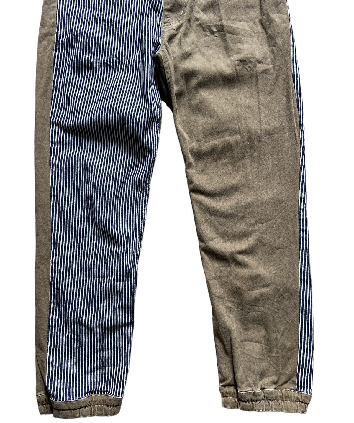 Japanese Brand Vintage Kriff Mayer Hybrid Reconstruct Patchwork Pants Size US 31 - 4 Thumbnail