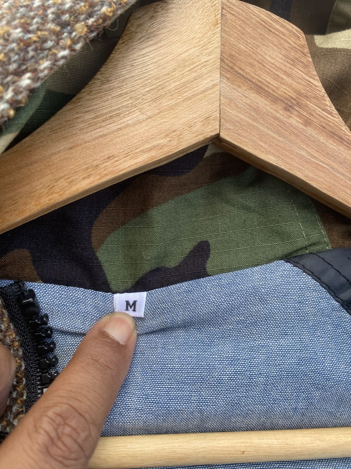 Harris Tweed Rare 1998 Vintage Harris Tweed multitone wool hoodie jacket Size US M / EU 48-50 / 2 - 15 Thumbnail
