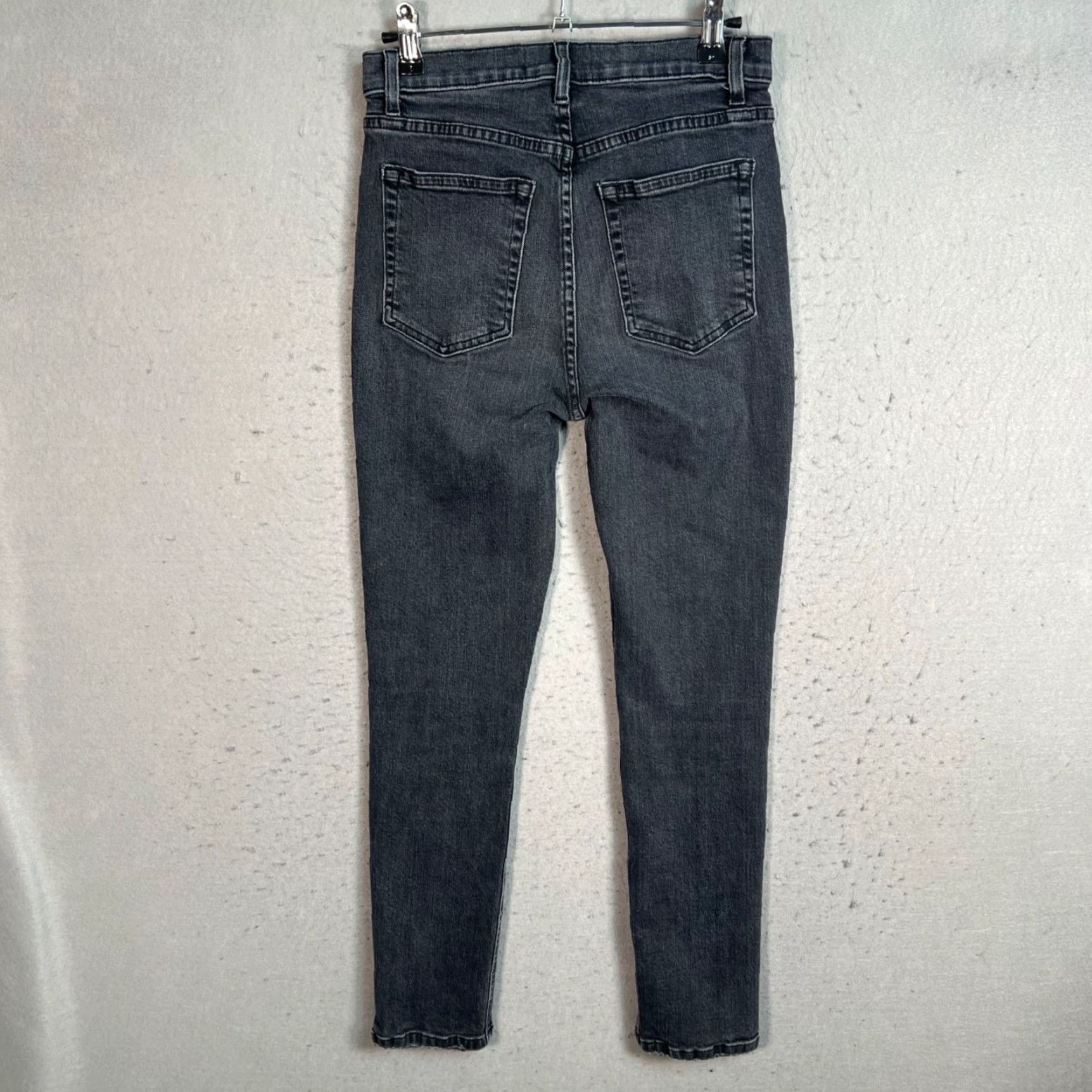 Reformation Reformation Jeans Womens 27 High Skinny Crop Organic Cotton Blend Denim Gray 27 Inseam 27 Rise High Adult Womens Skinny Jeans Size 27" / US 4 / IT 40 - 2 Thumbnail
