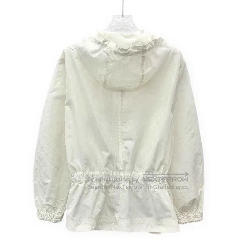 Louis Vuitton Louis Vuitton 25 beige logo dark print full-print hooded d Size XS / US 0-2 / IT 36-38 - 2 Thumbnail