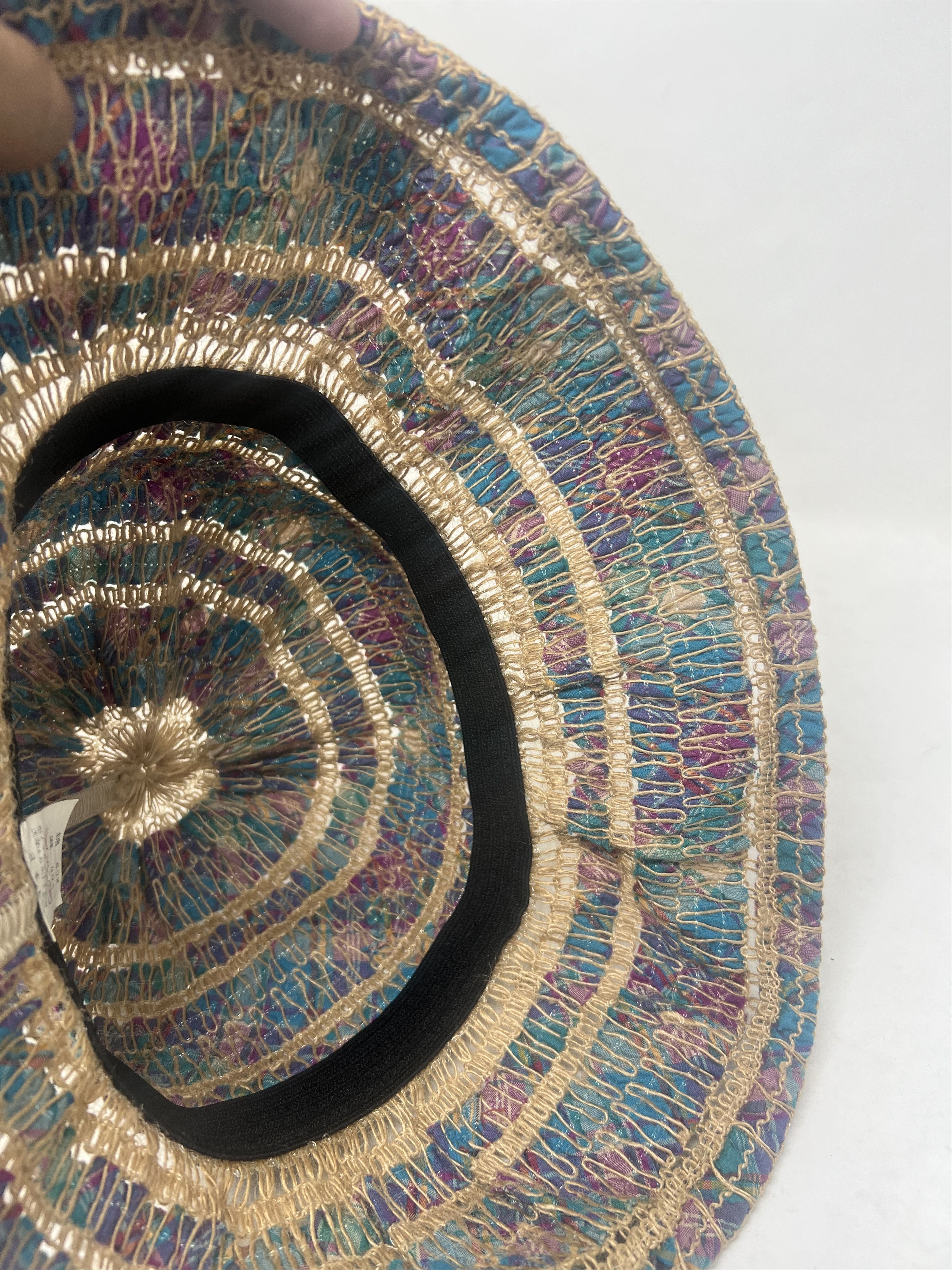 Seditionaries Crochet Hemp Sun Hat Japan Bucket Size ONE SIZE - 7 Thumbnail